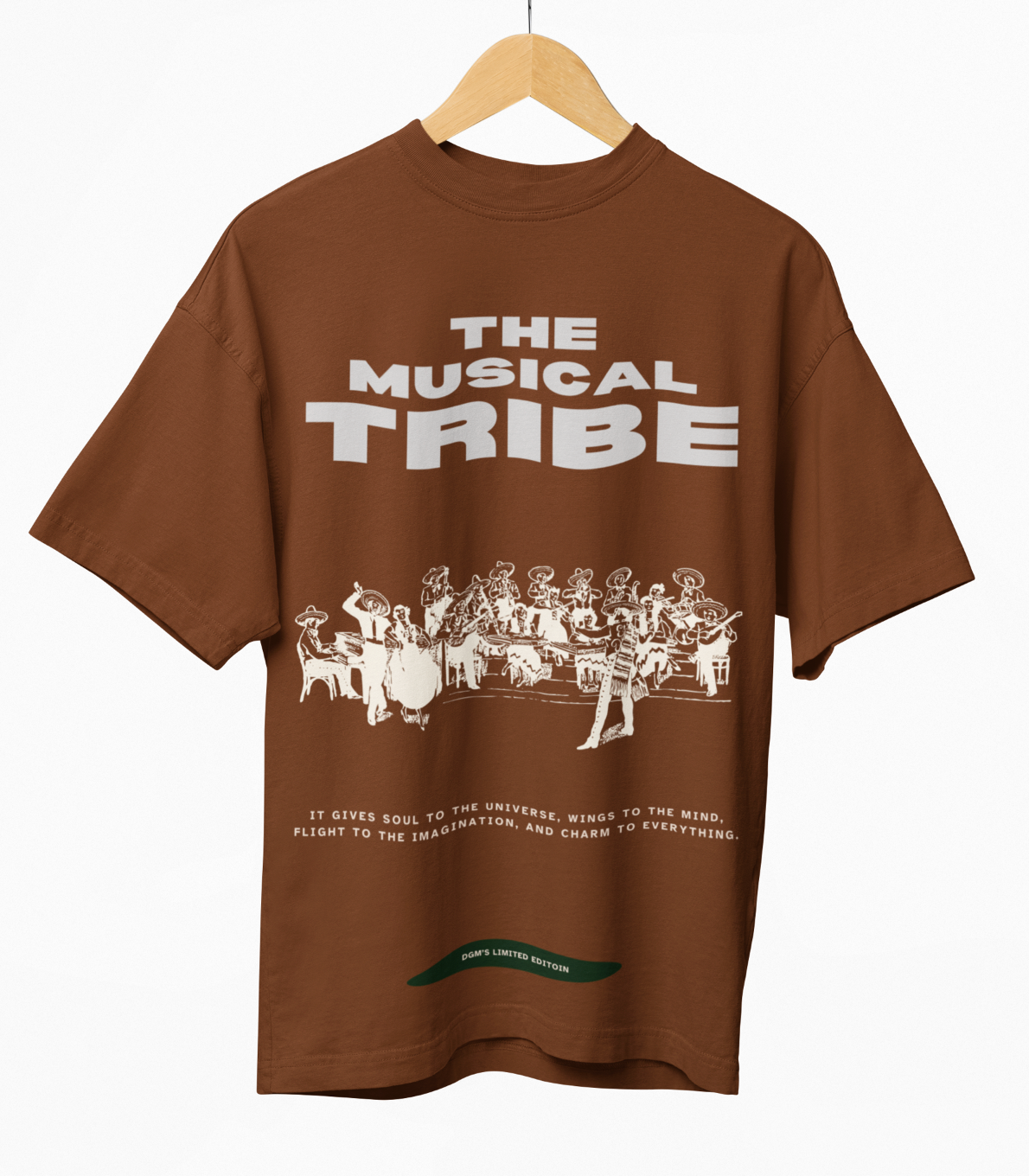 Musical Tribe Premium Oversized Printed T-shirt