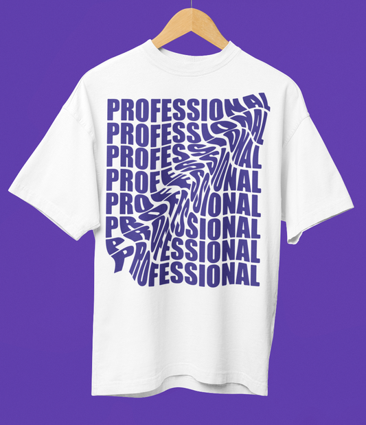 Professional Premium Typography Printed Oversized T-shirt