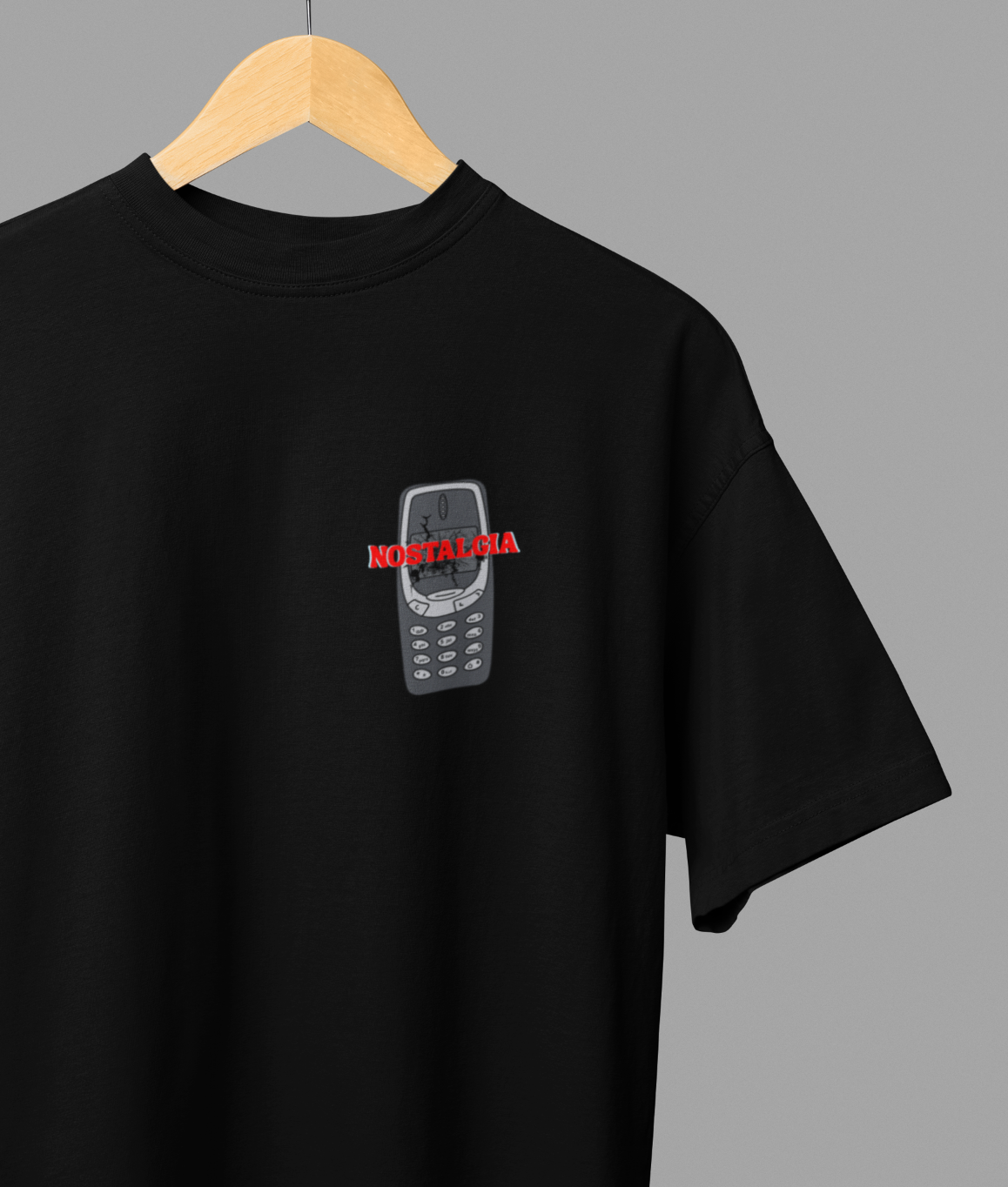 Nostalgia Graphic Printed Oversized T-shirt