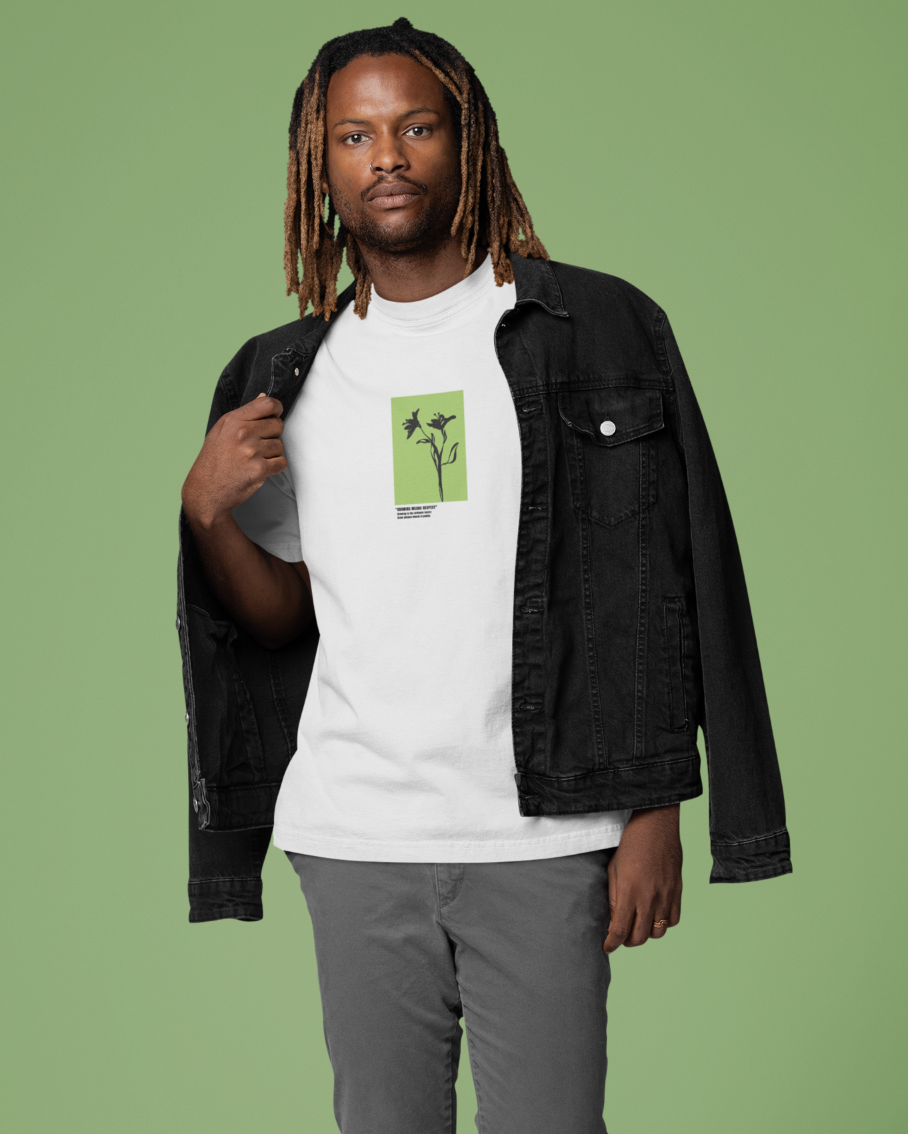Growing Picture Graphic Printed Oversized T-shirt