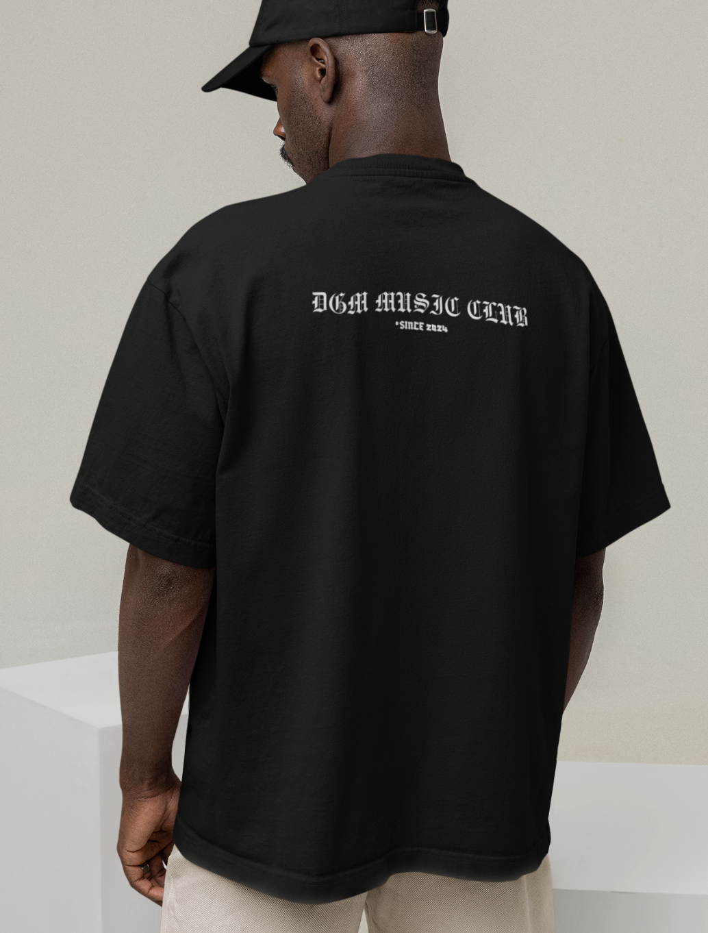 Music Club Graphic Printed Oversized T-shirt