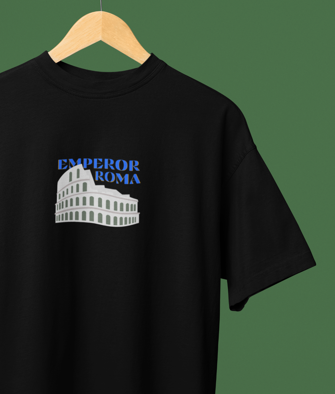 Emperor Roma Graphic Printed Oversized T-shirt