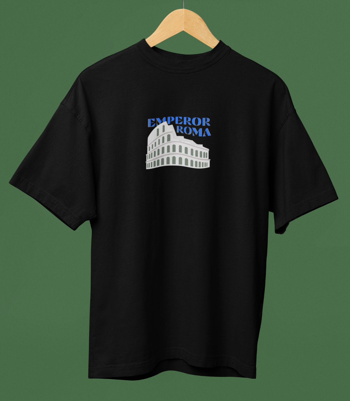 Emperor Roma Graphic Printed Oversized T-shirt