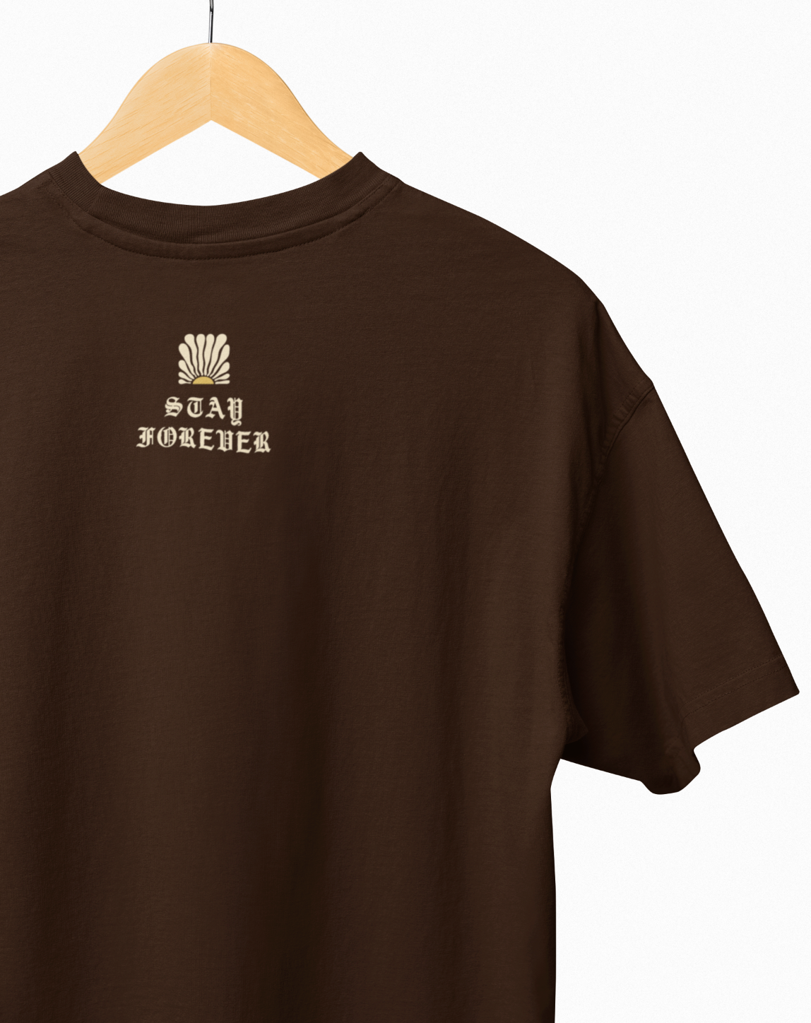 Stay Forever Graphic Printed Oversized T-shirt