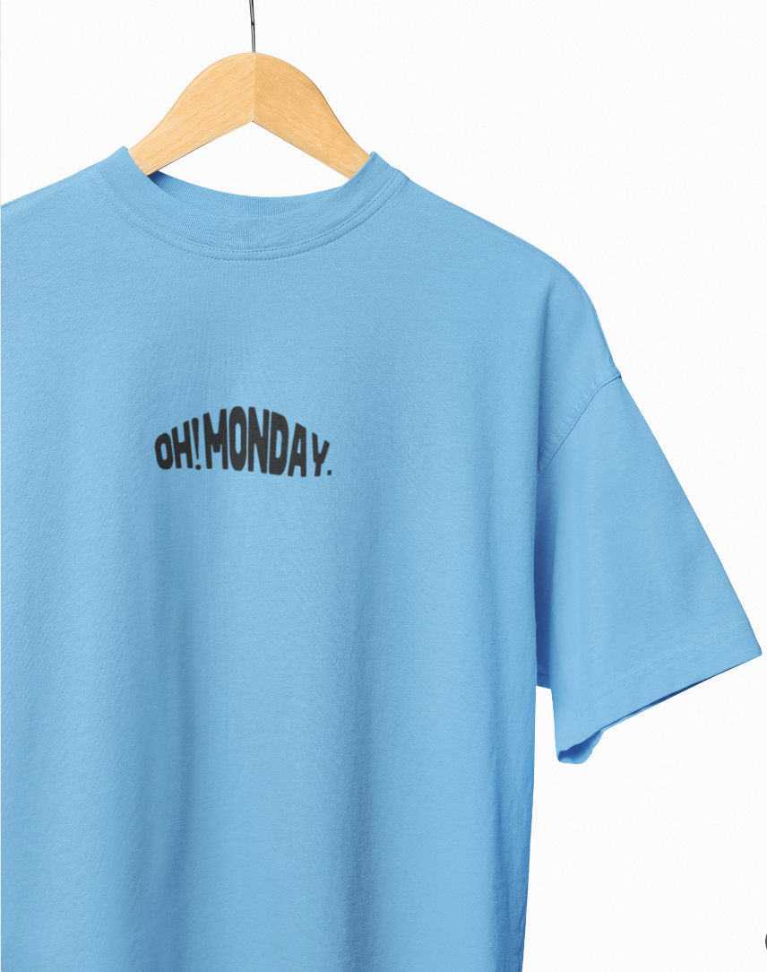 Oh! Monday Oversized Printed T-shirt