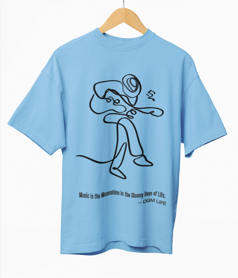 Untuned Musical Printed Oversized T-shirt