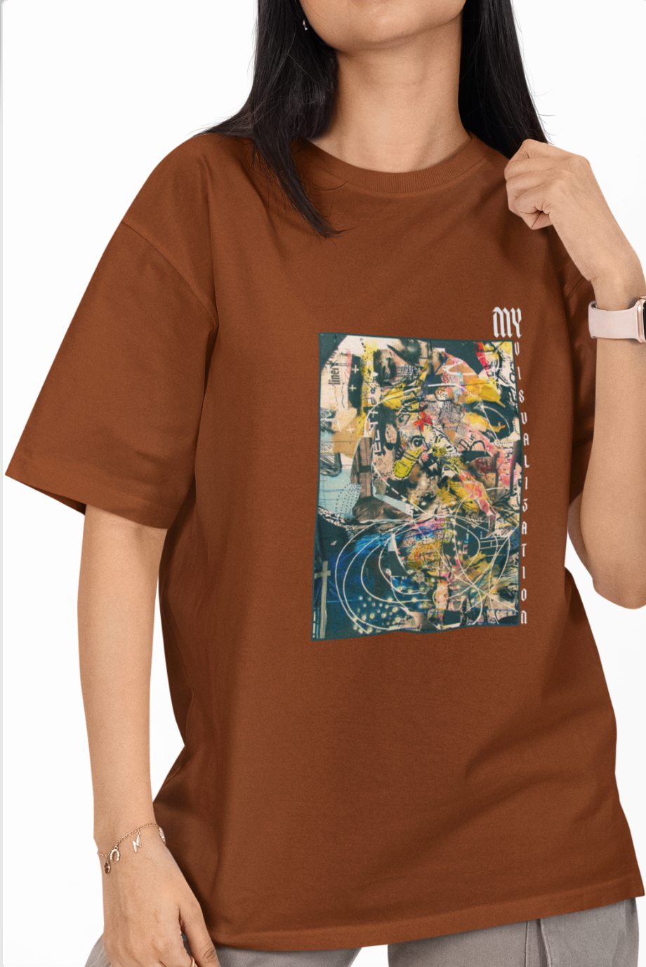 The Visualizer Graphic Printed Oversized T-shirt