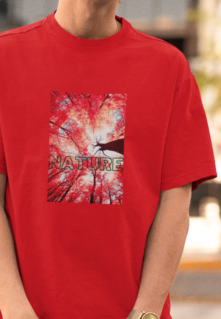 Nature Oversized Printed T-shirt