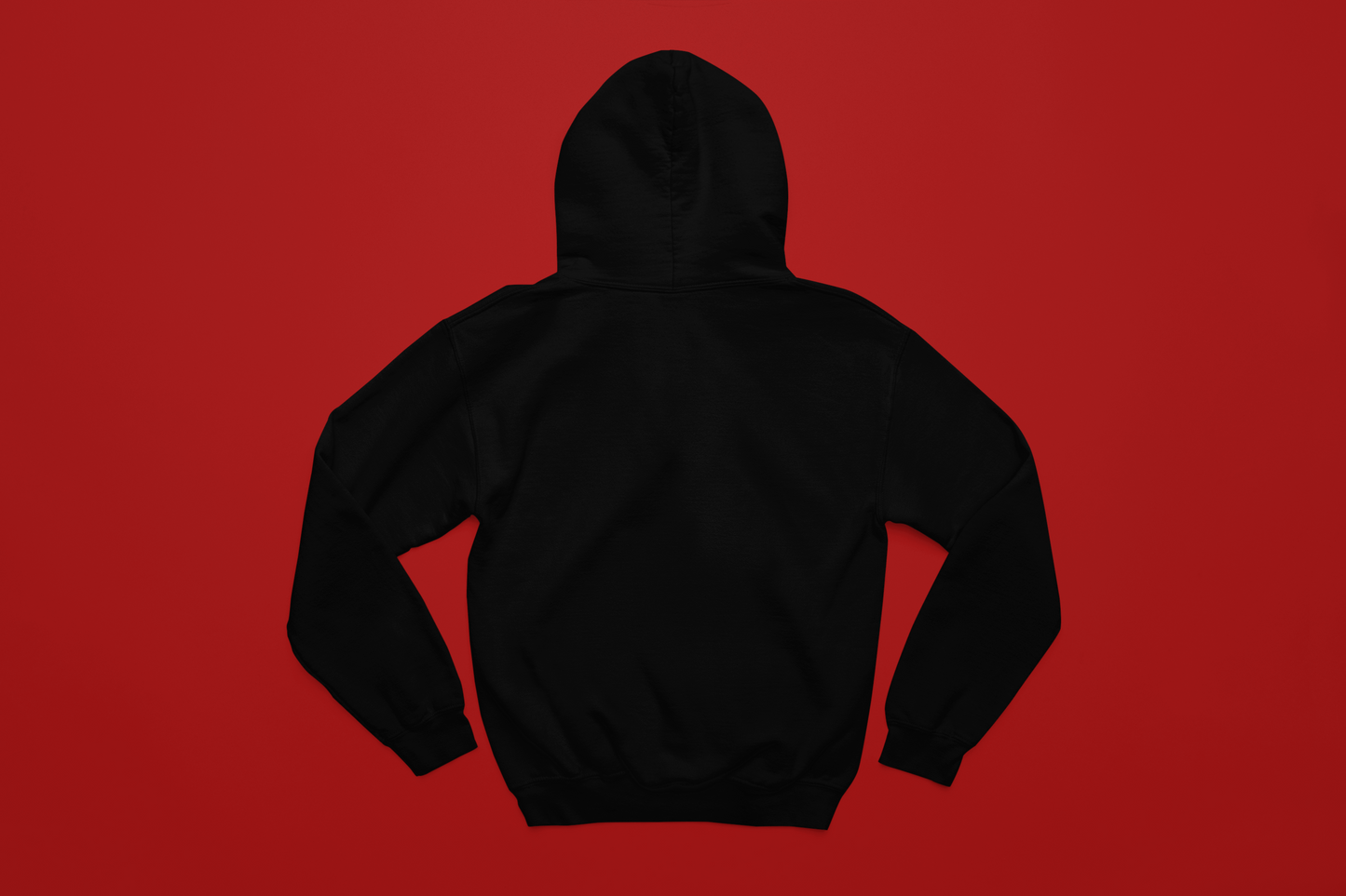 Black Graphic Printed Hoodie for Unisex