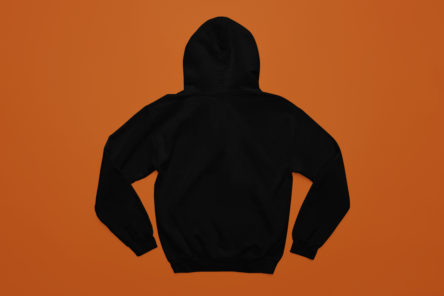 Black Graphic Printed Hoodie for Unisex