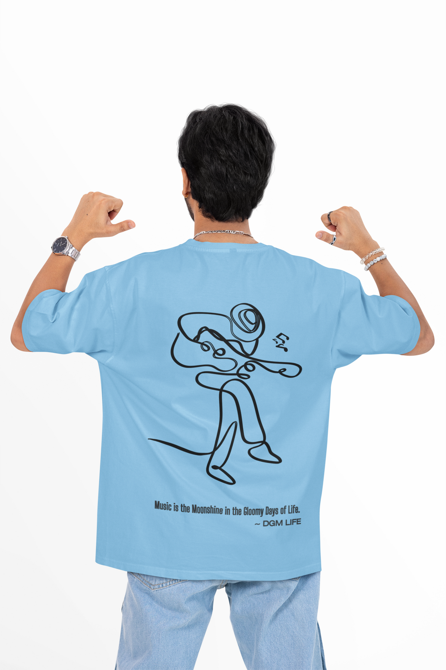 Untuned Musical Printed Oversized T-shirt
