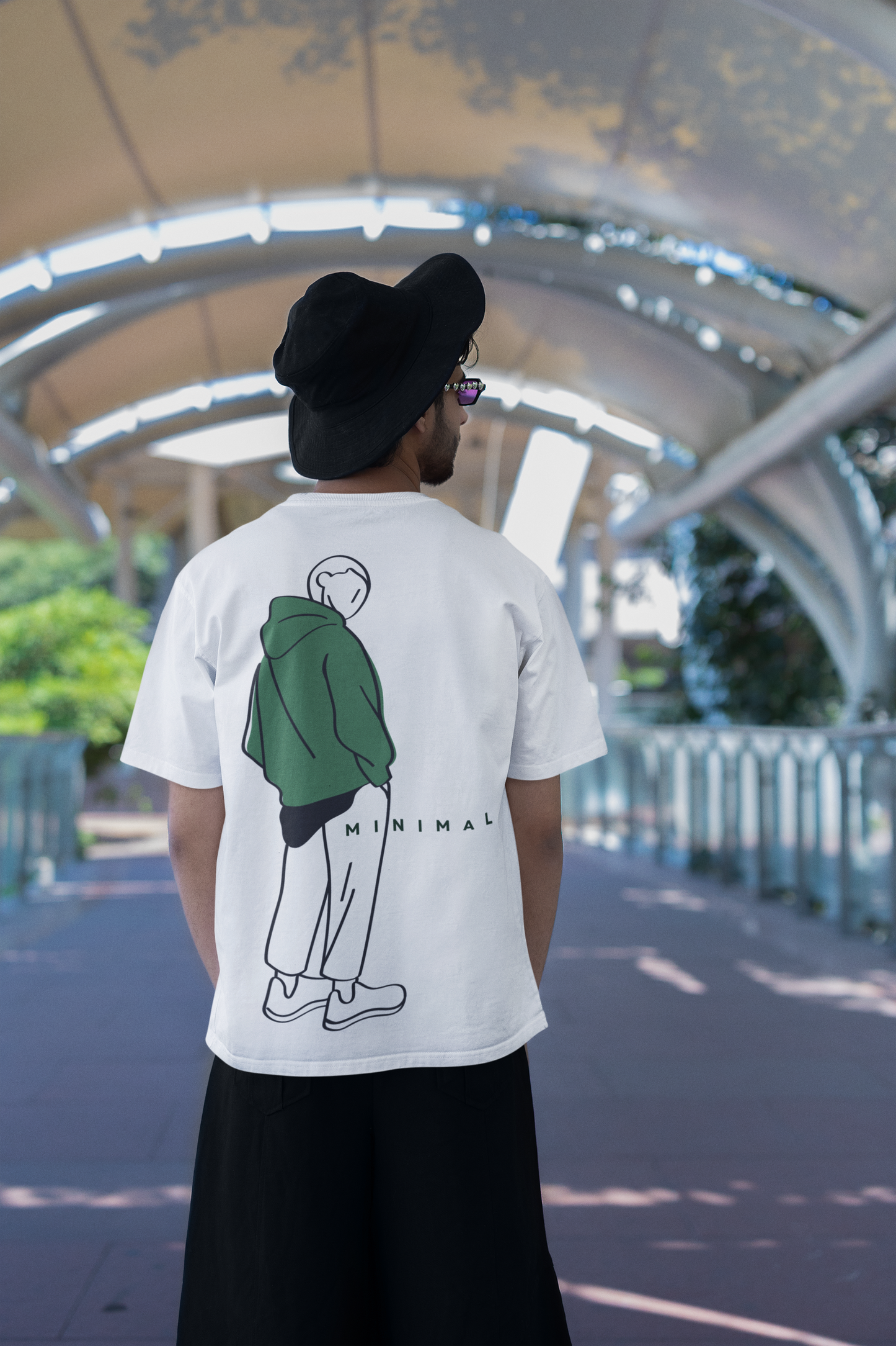 DGM Minimal Boy Printed Oversized T-shirt