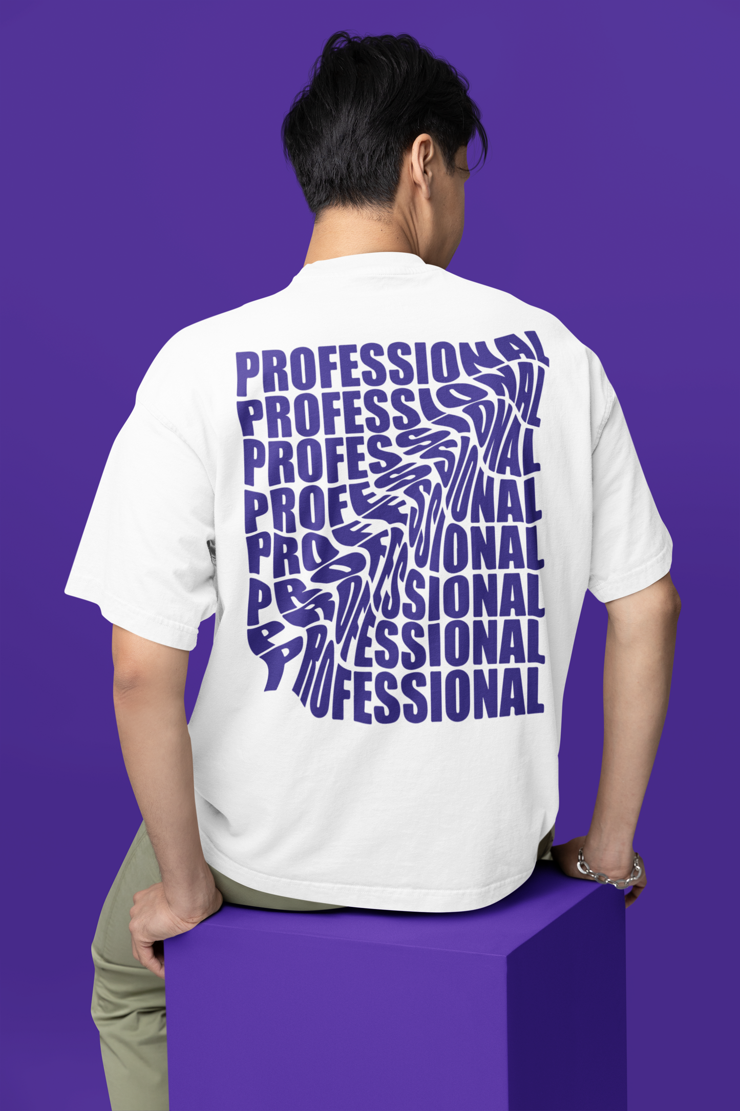 Professional Premium Typography Printed Oversized T-shirt