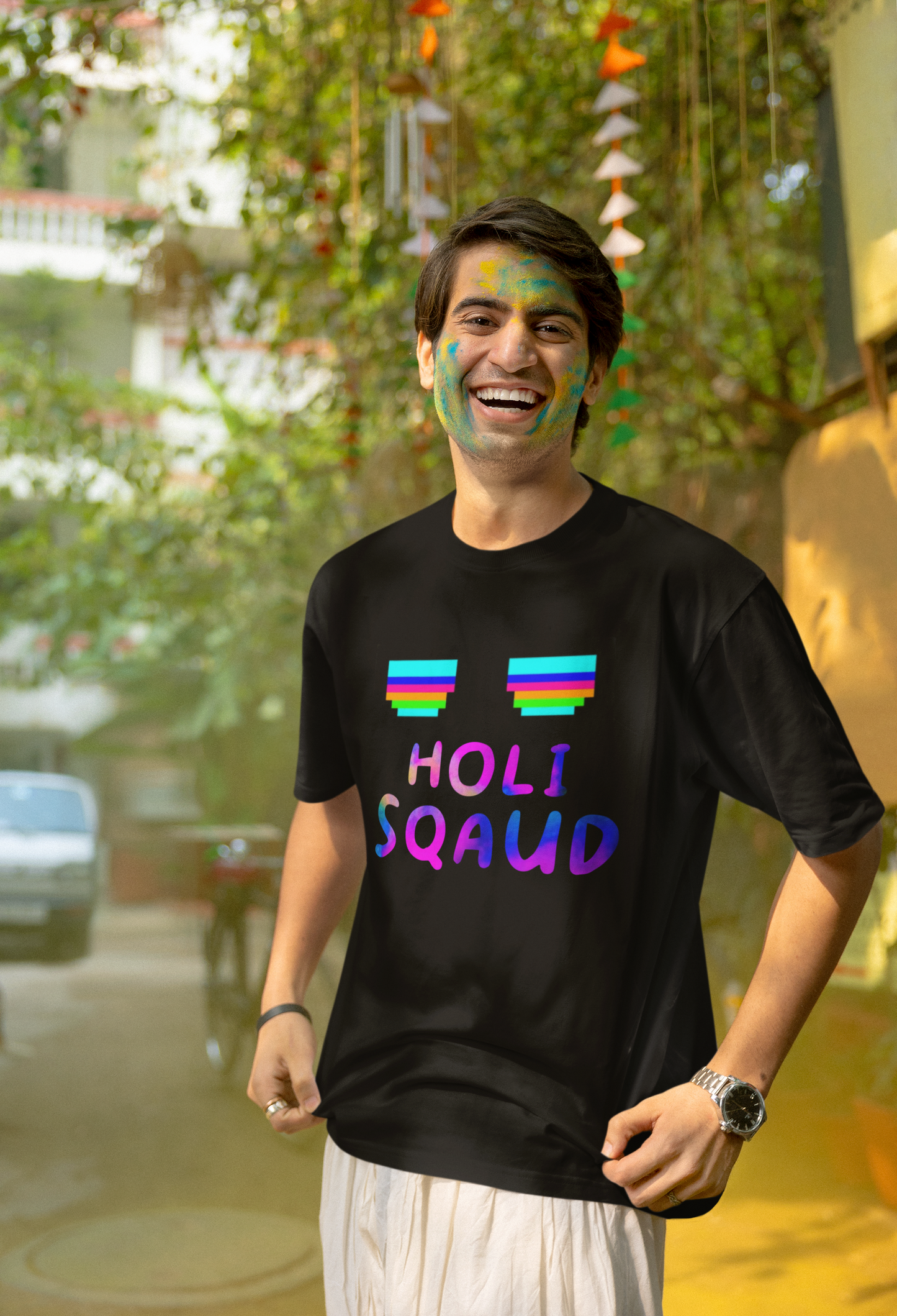 Holi Festival Oversized T-shirt Unisex