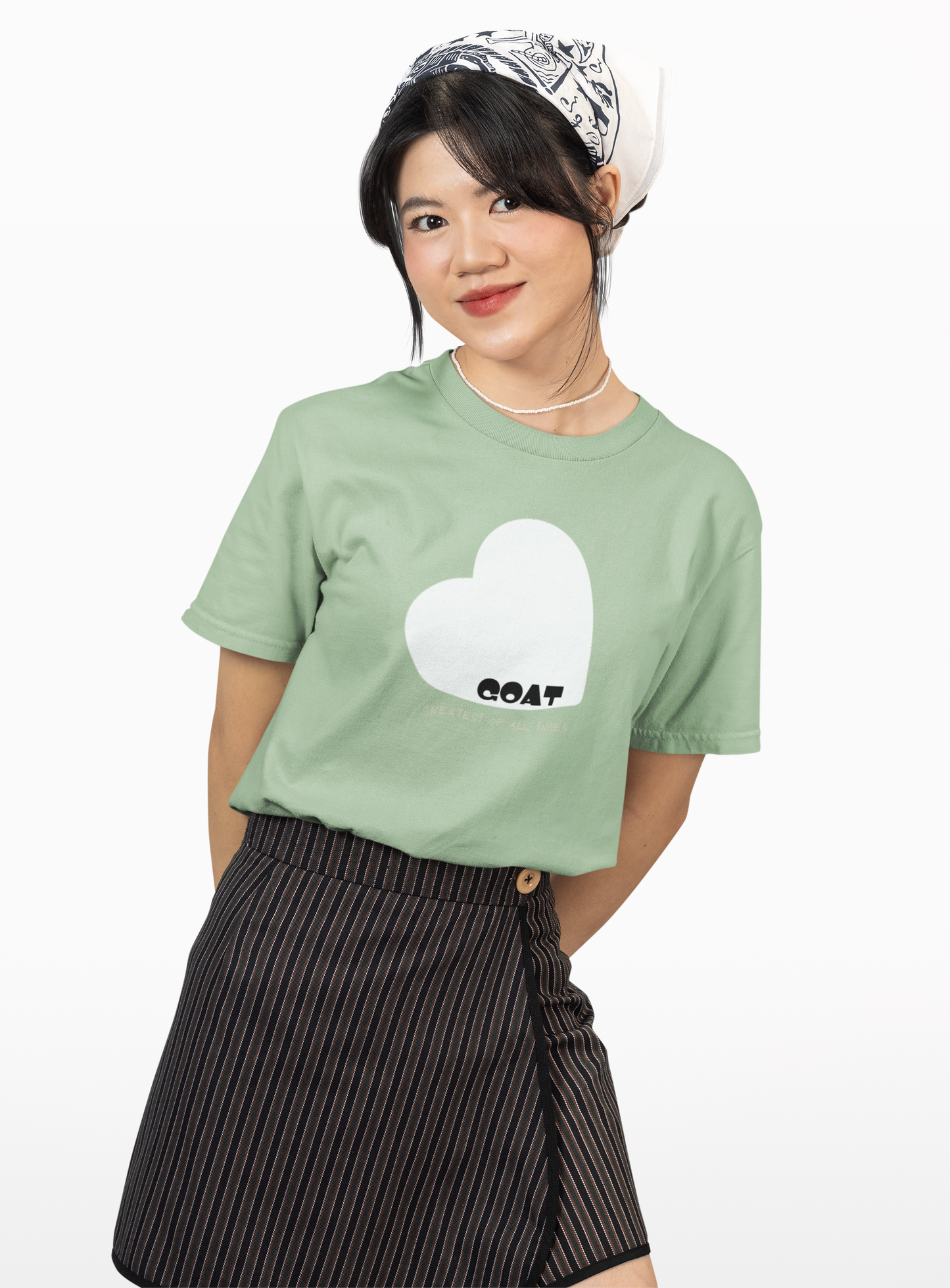 GOAT Heart Oversized Printed T-shirt