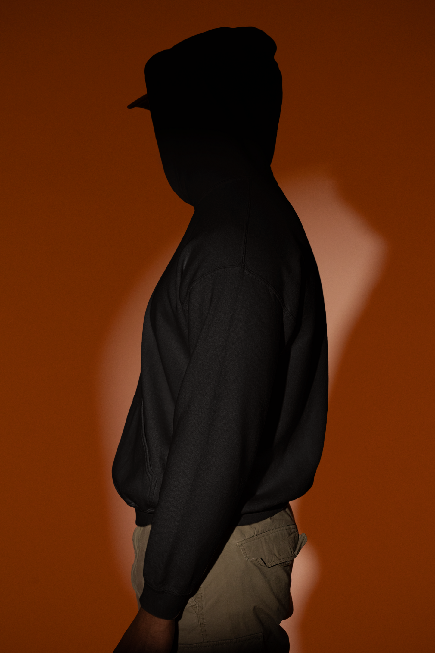 Black Graphic Printed Hoodie for Unisex