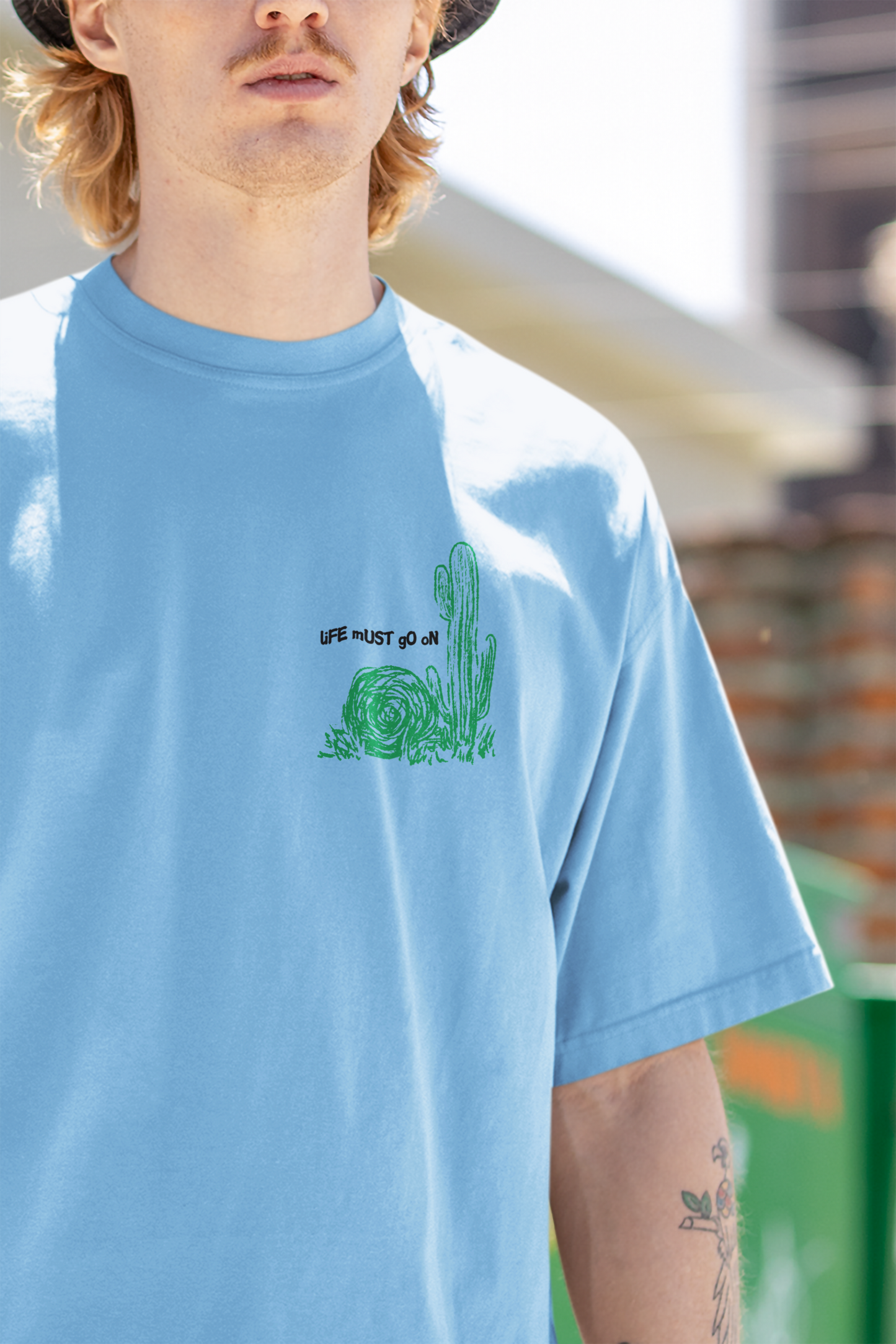 Life Must Go On Oversized T-shirt