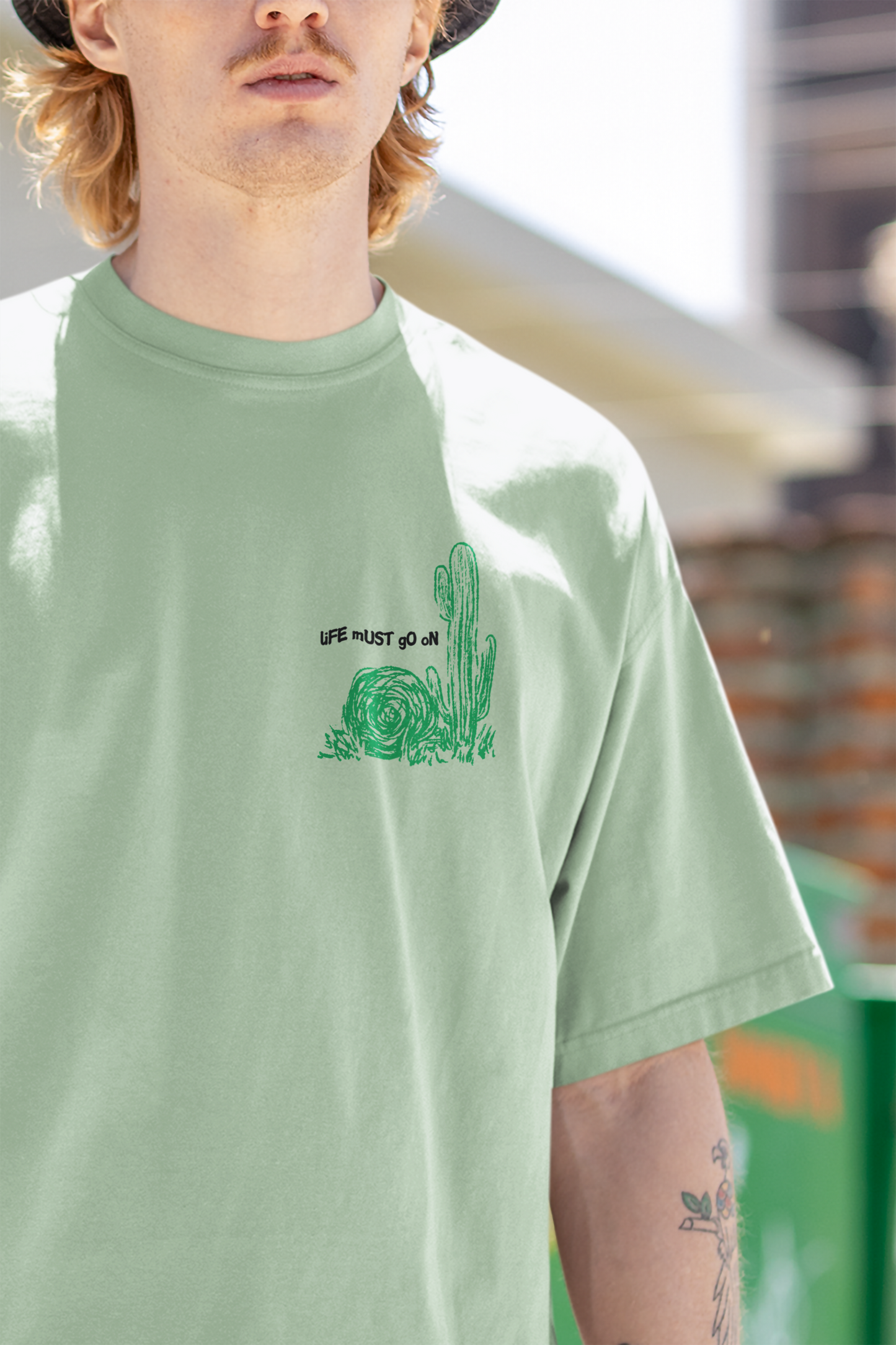 Life Must Go On Oversized T-shirt
