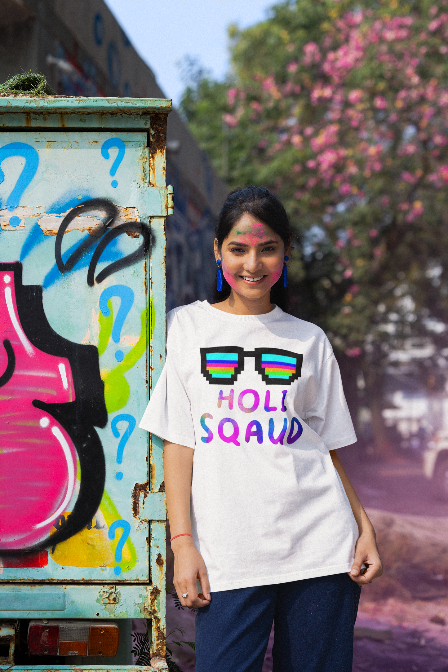 Holi Festival Oversized T-shirt Unisex