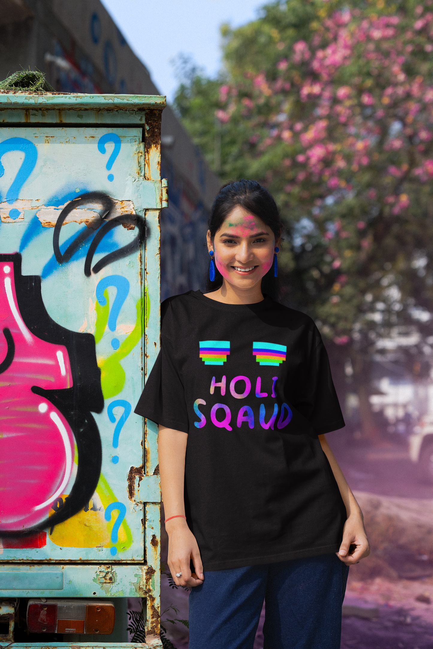 Holi Festival Oversized T-shirt Unisex
