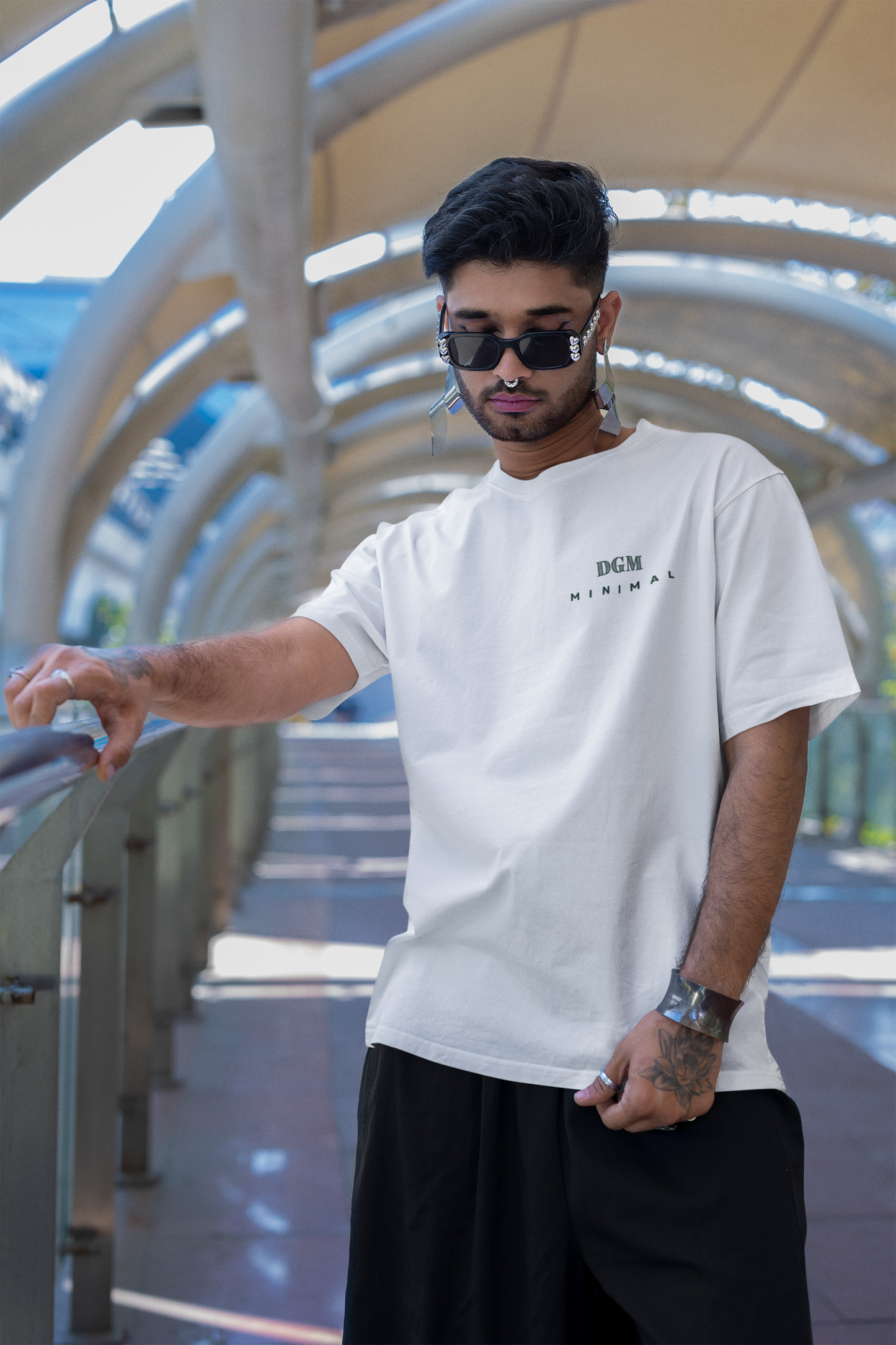 DGM Minimal Boy Printed Oversized T-shirt