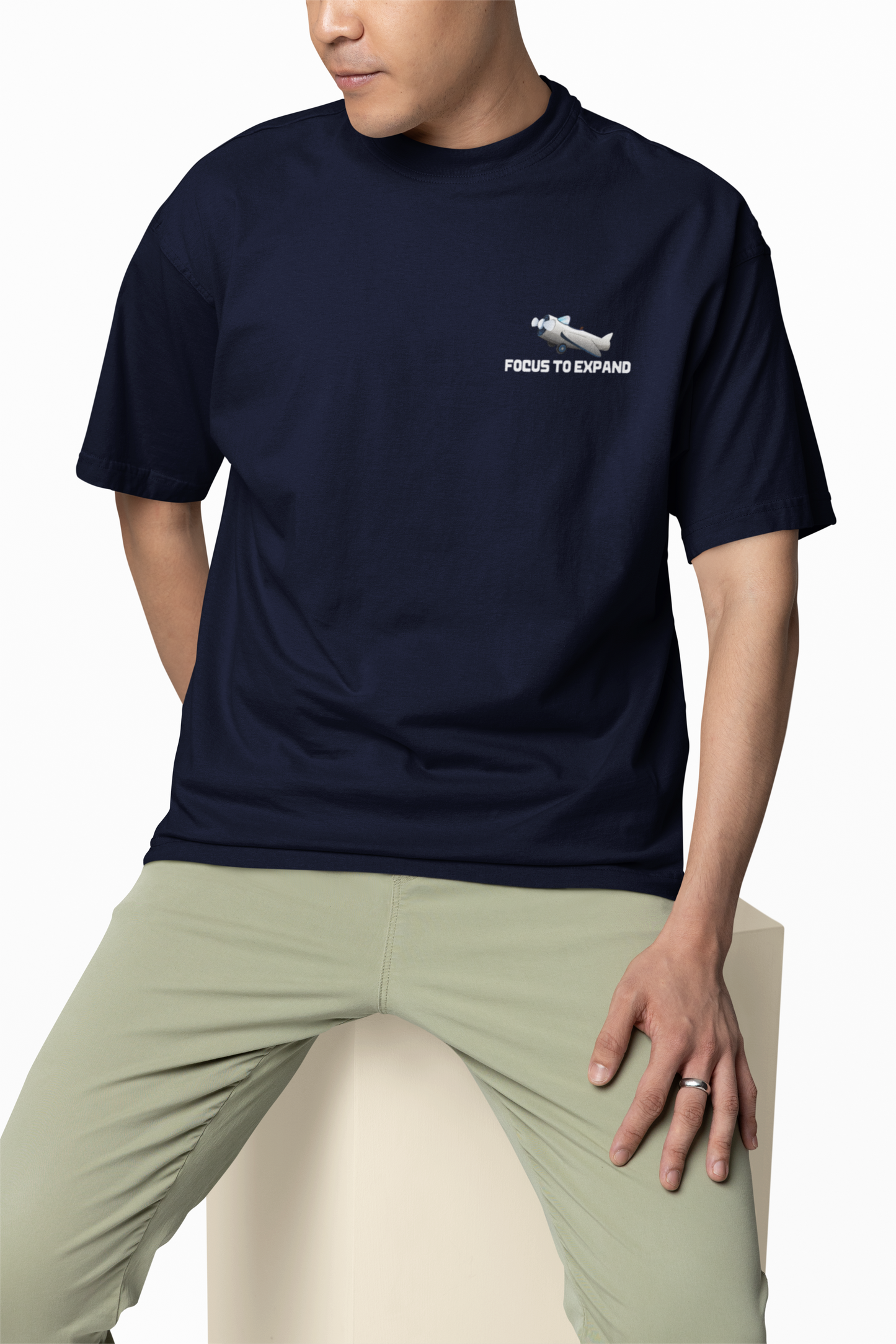 EXPANSION Graphic Printed Oversized T-Shirt