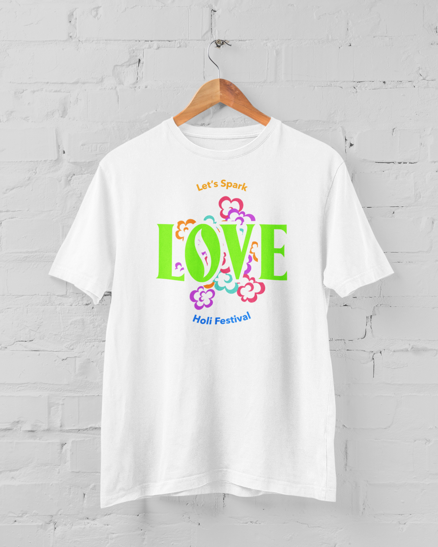 Couple Holi Festival Oversized T-shirt Combo of 2