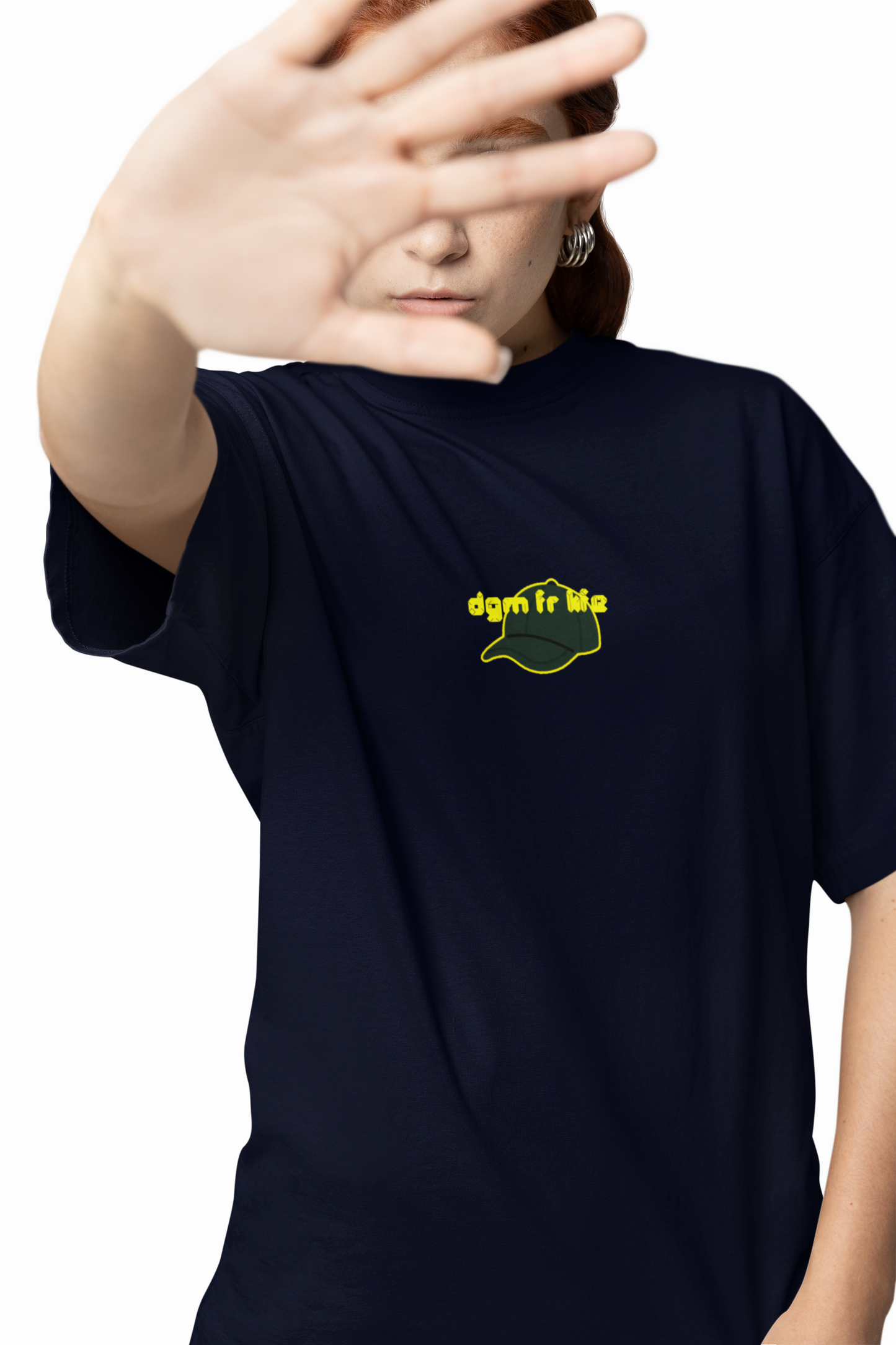 DGM For Real Life Oversized Printed T-shirt