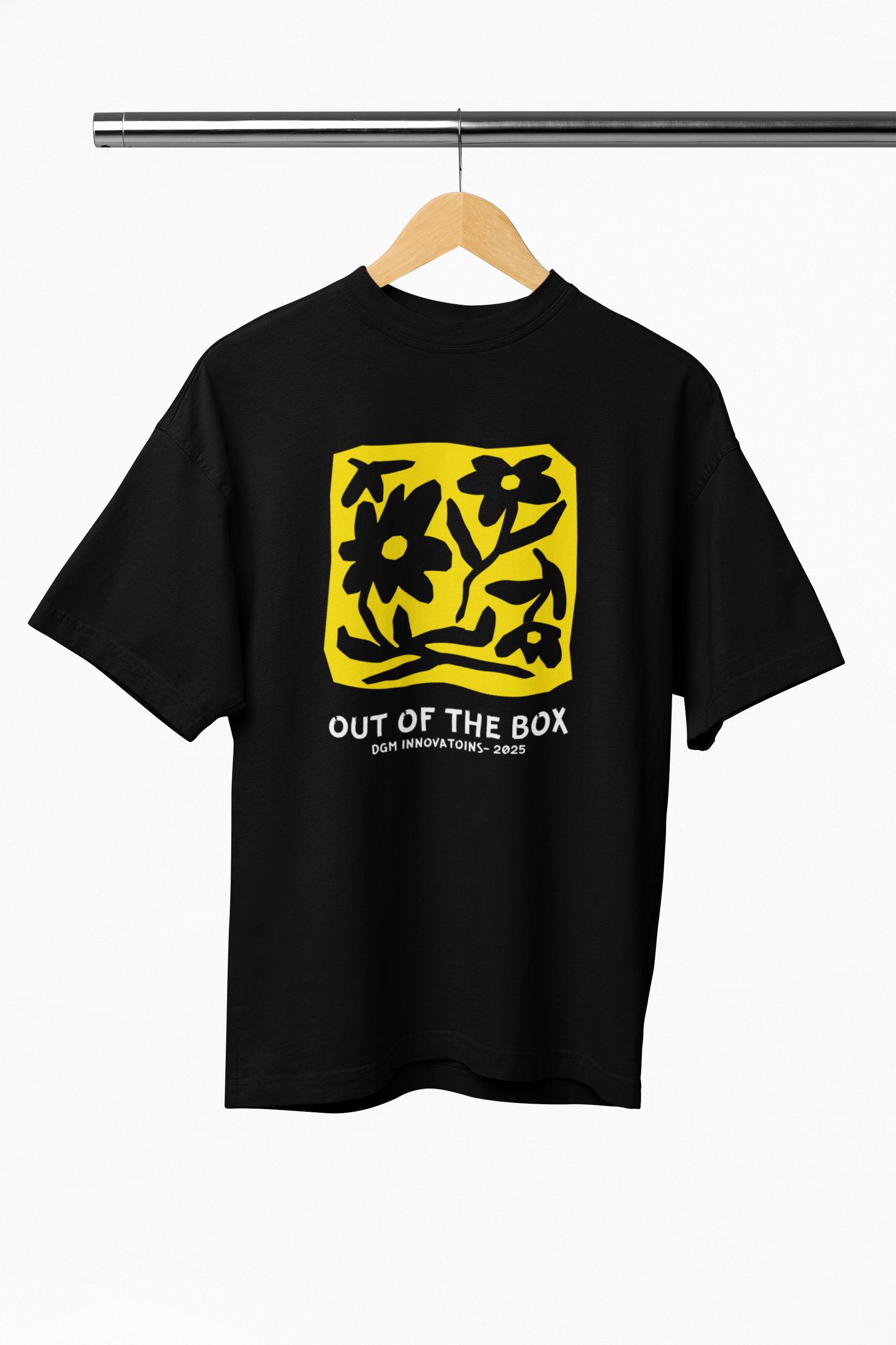 Out Of The Box Flowers Oversized Printed T-shirt