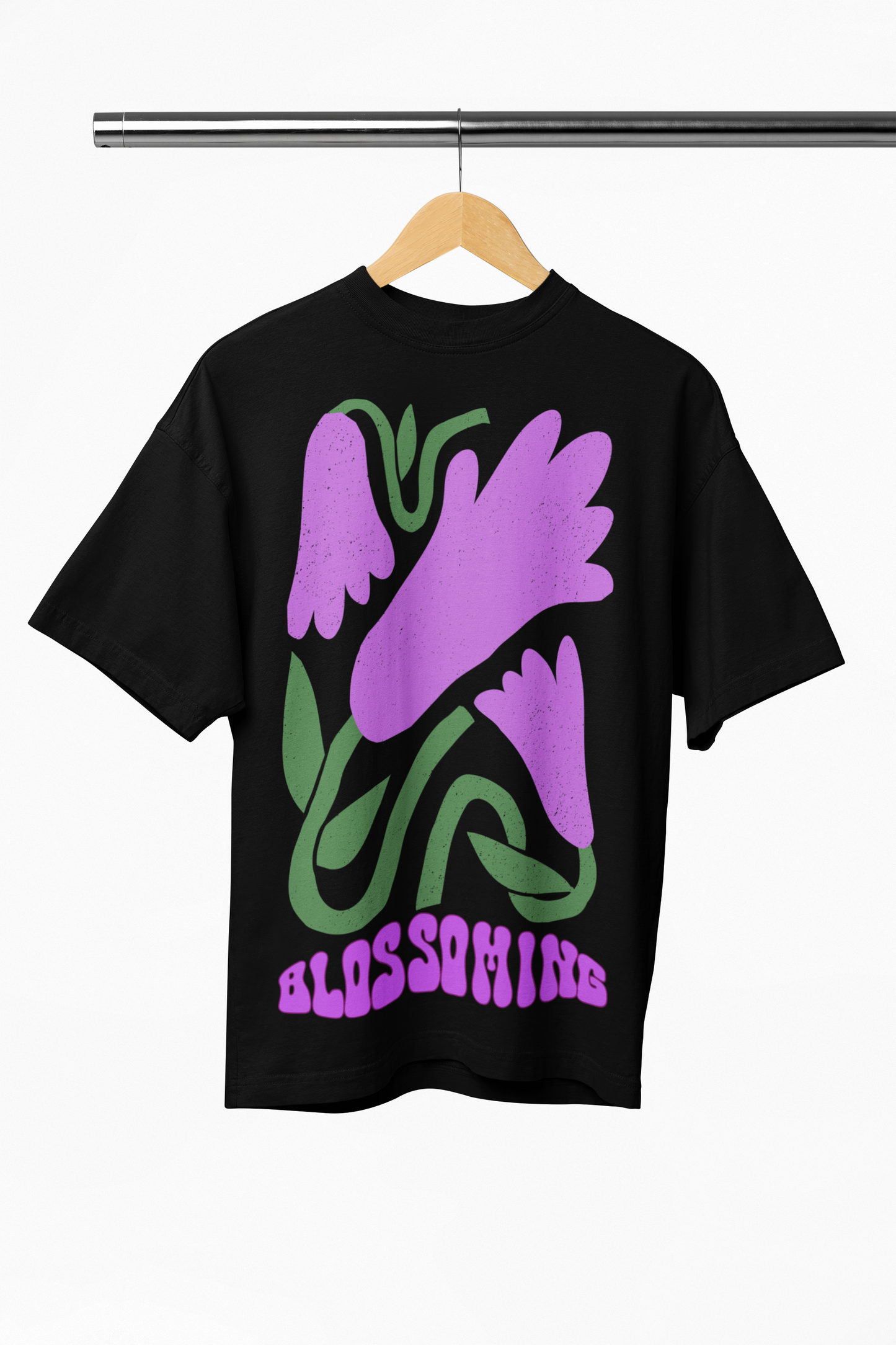 Blossoming Printed Oversized T-shirt