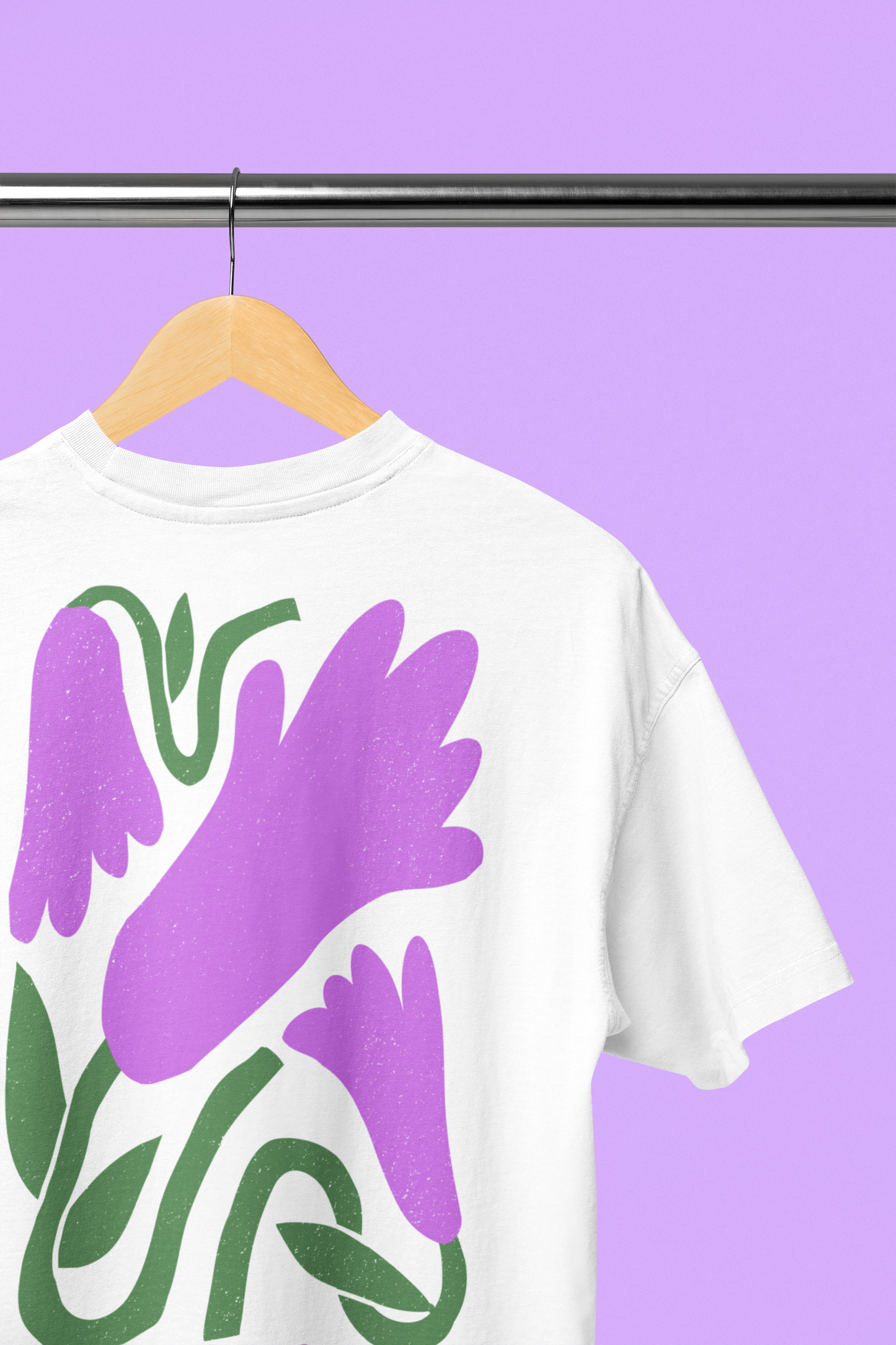 Blossoming Printed Oversized T-shirt