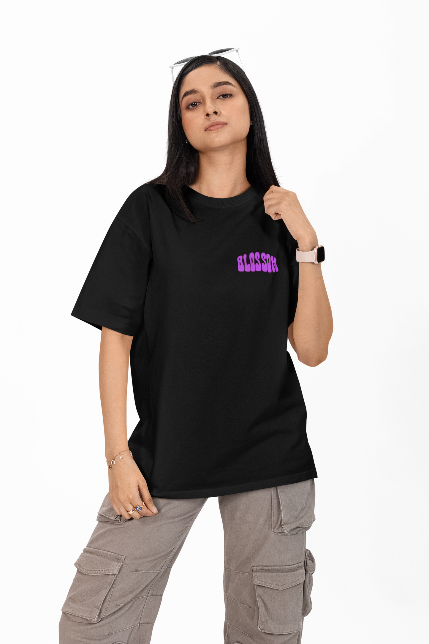 Blossoming Printed Oversized T-shirt