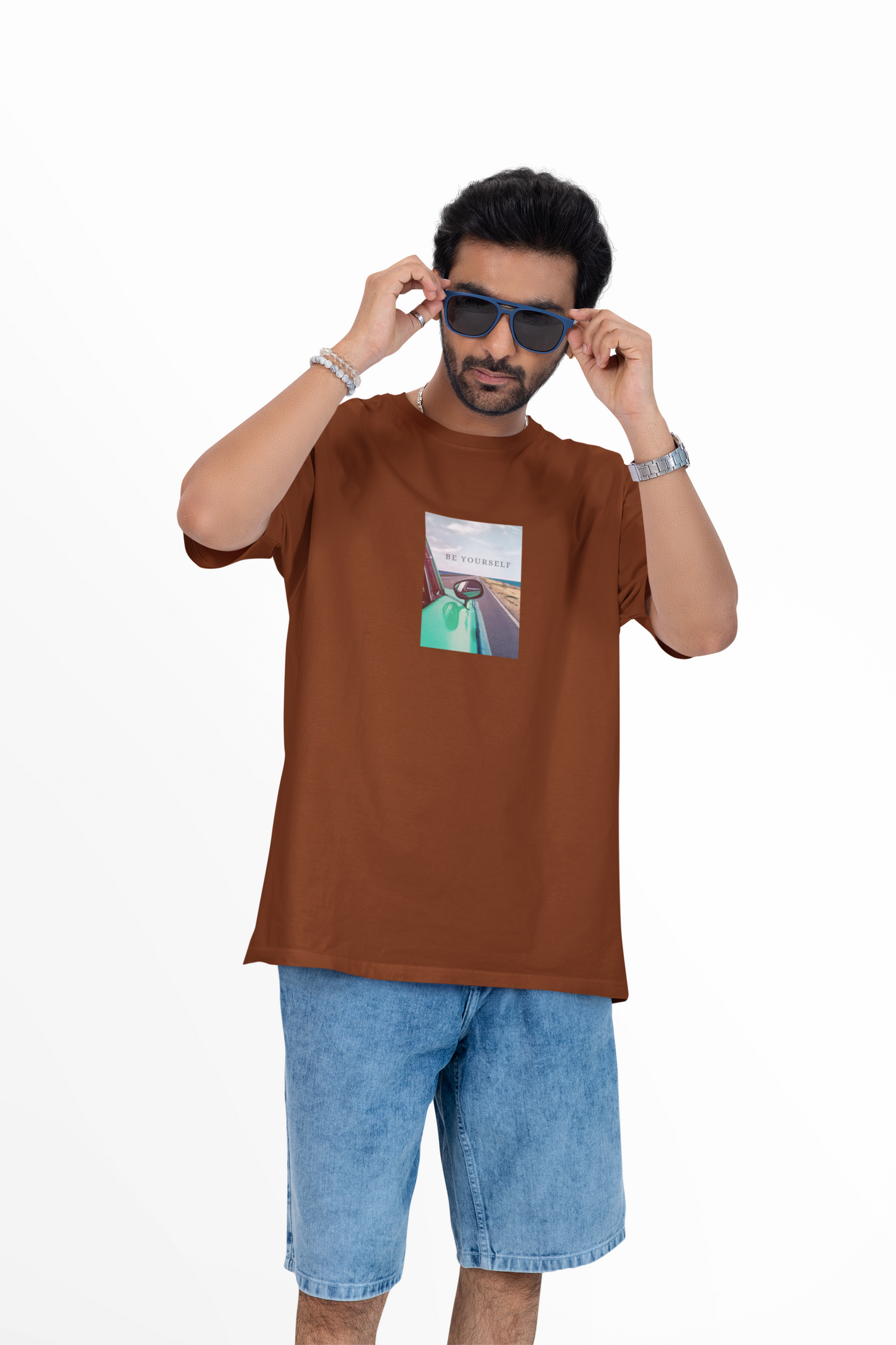 Be Yourself Traveller Casual Oversized T-Shirt