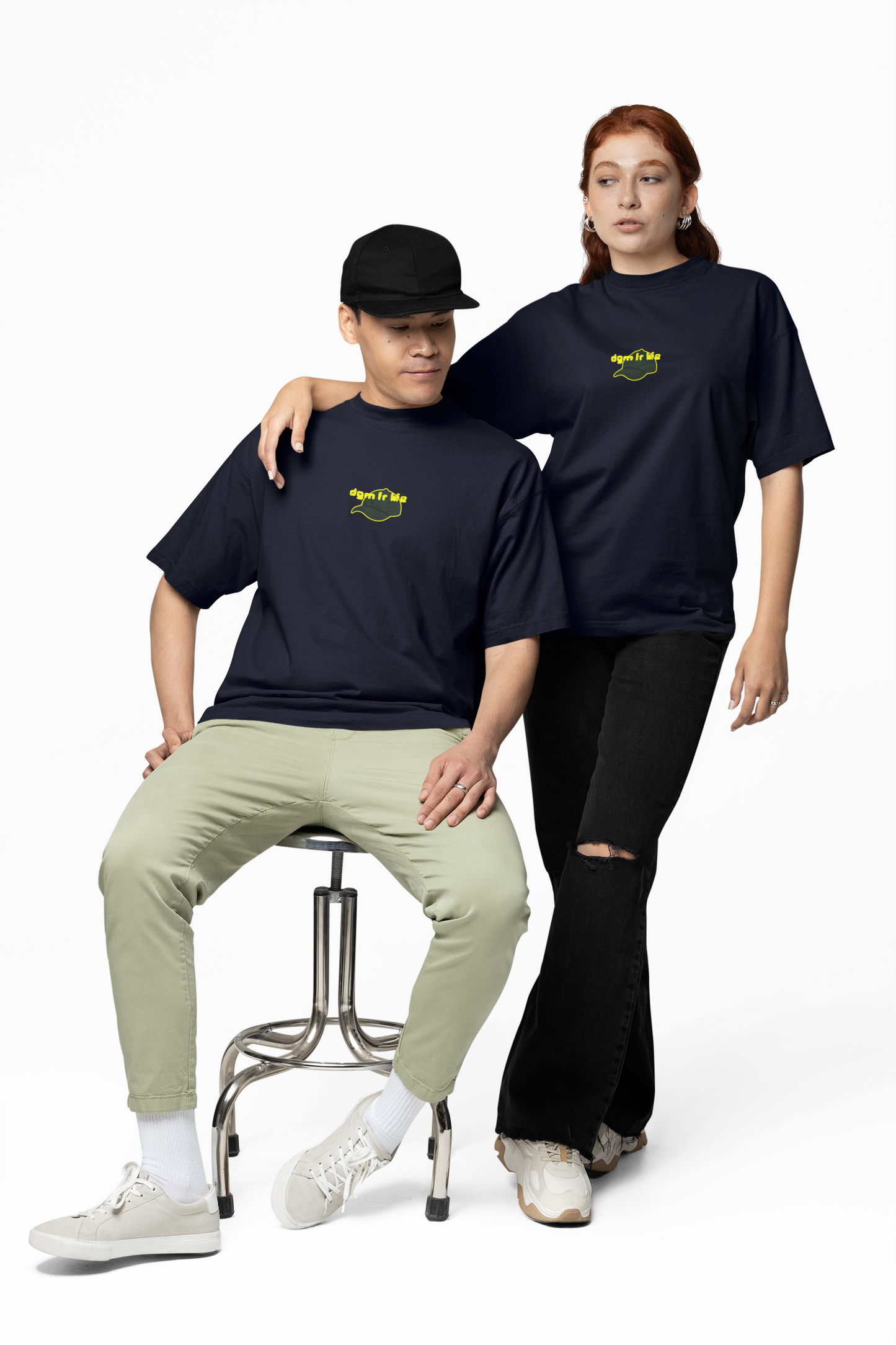 DGM For Real Life Oversized Printed T-shirt