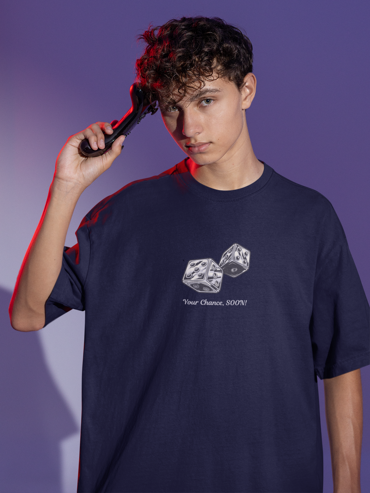 The Jokester Oversized Printed T-shirt