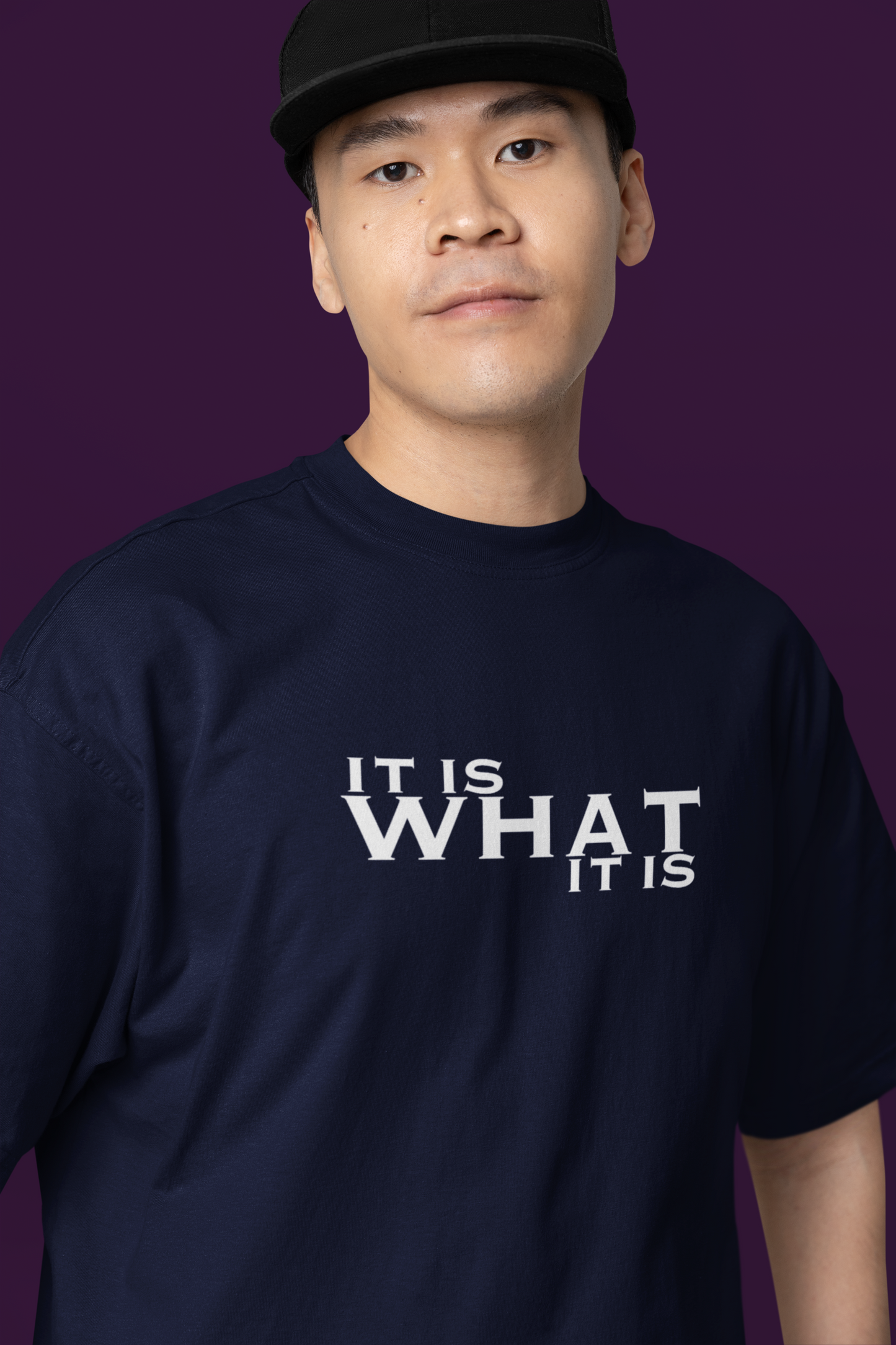 Typography Premium Printed Oversized T-shirt