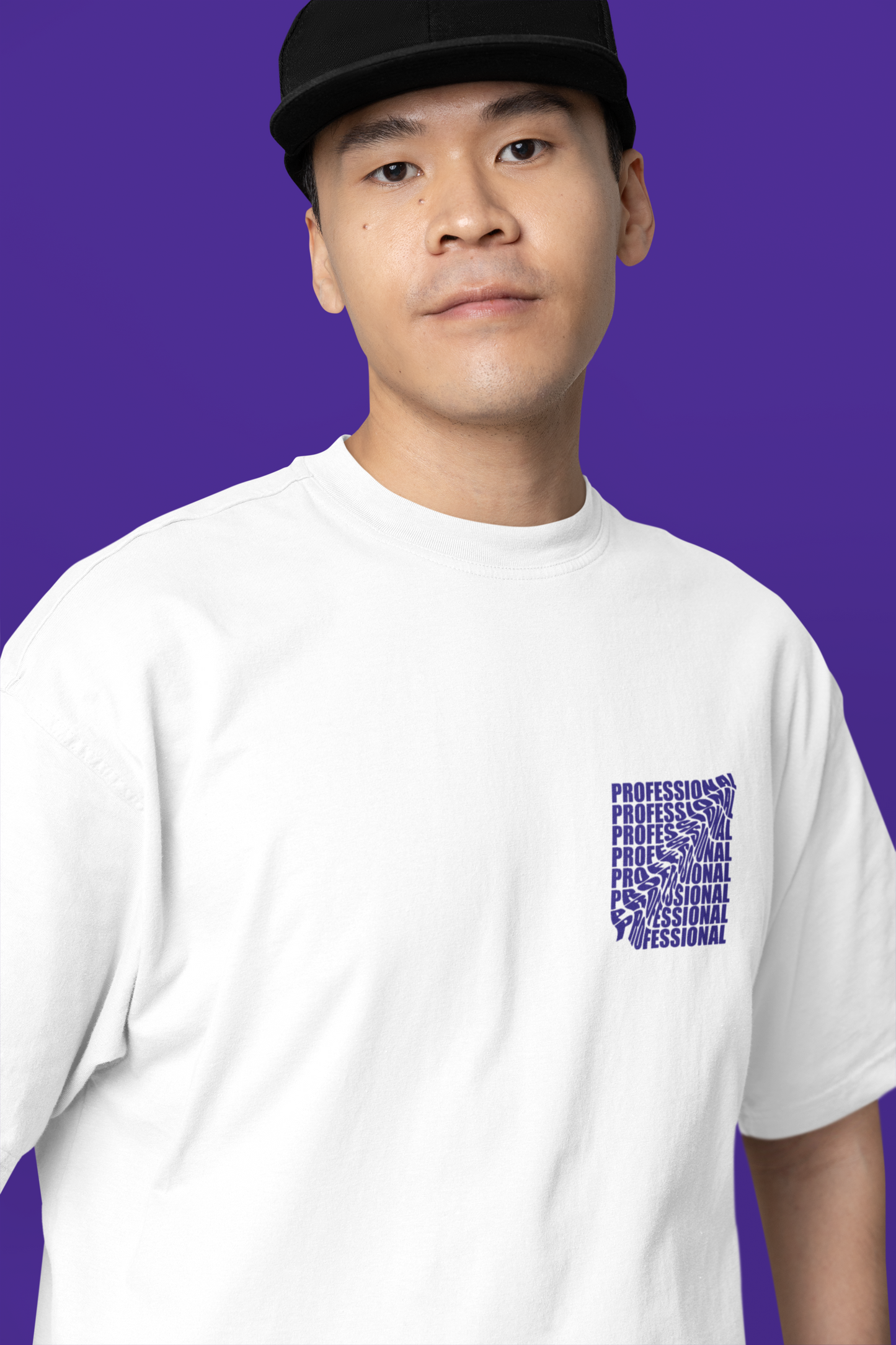 Professional Premium Typography Printed Oversized T-shirt