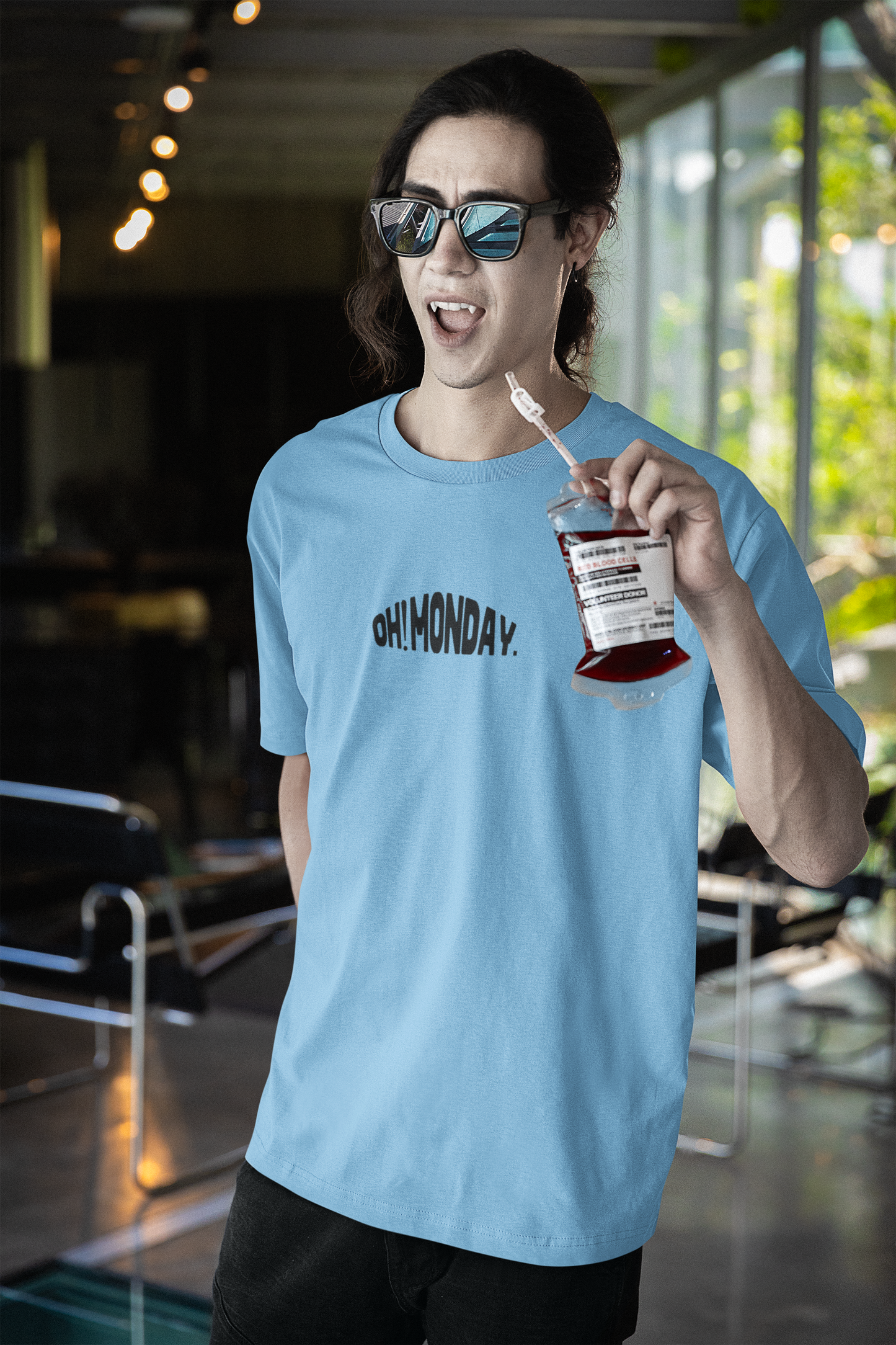 Oh! Monday Oversized Printed T-shirt
