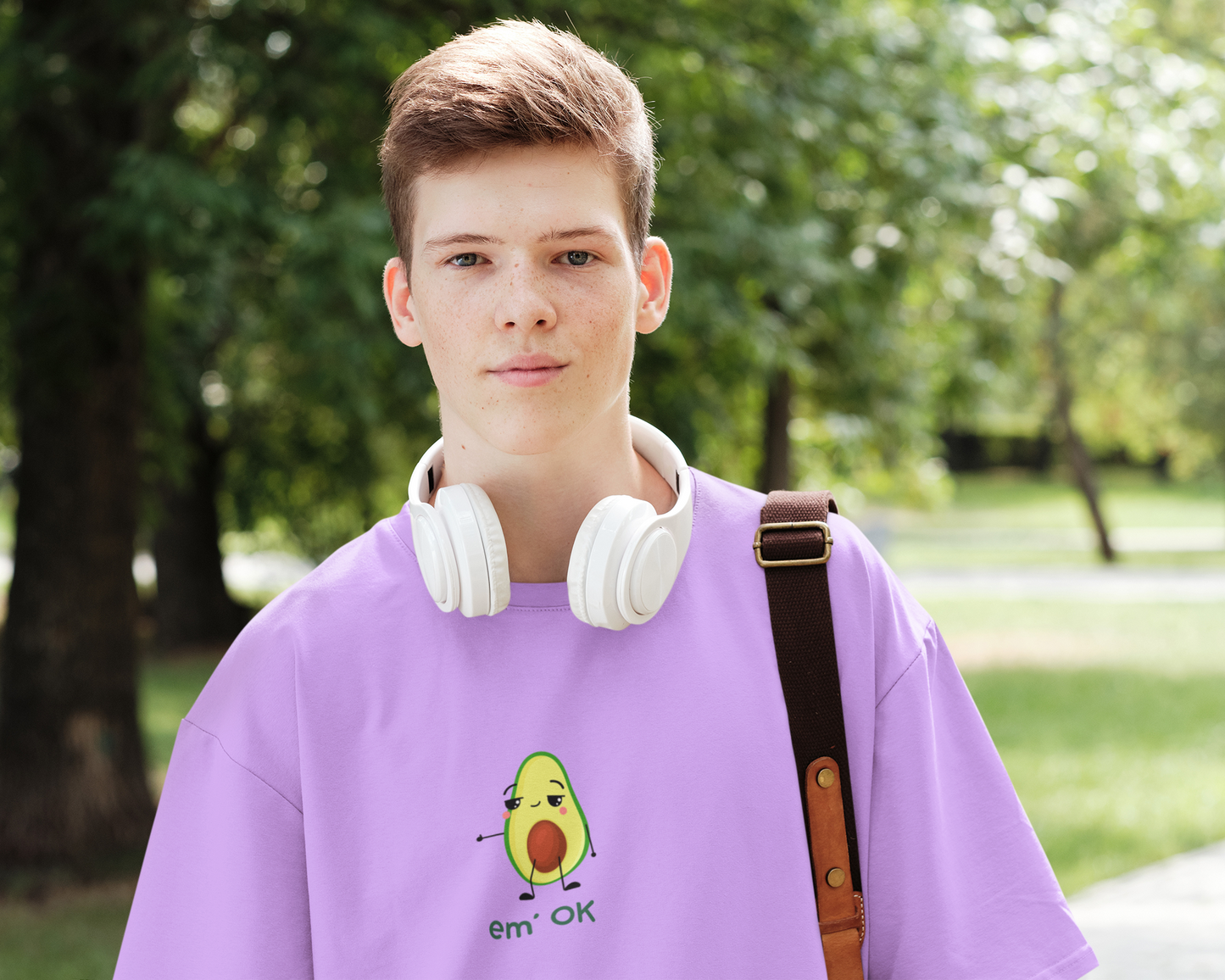 EM OK Graphic Printed Oversized T-shirt