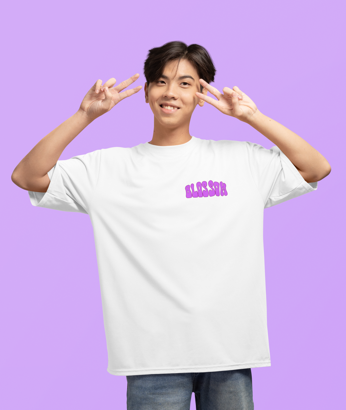 Blossoming Printed Oversized T-shirt
