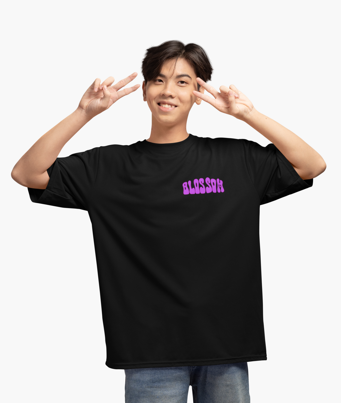 Blossoming Printed Oversized T-shirt