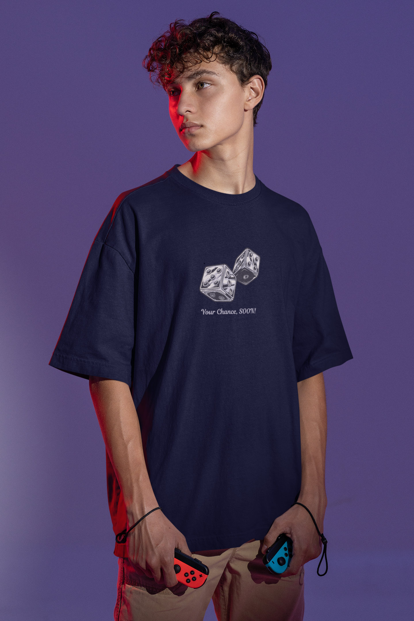 The Jokester Oversized Printed T-shirt