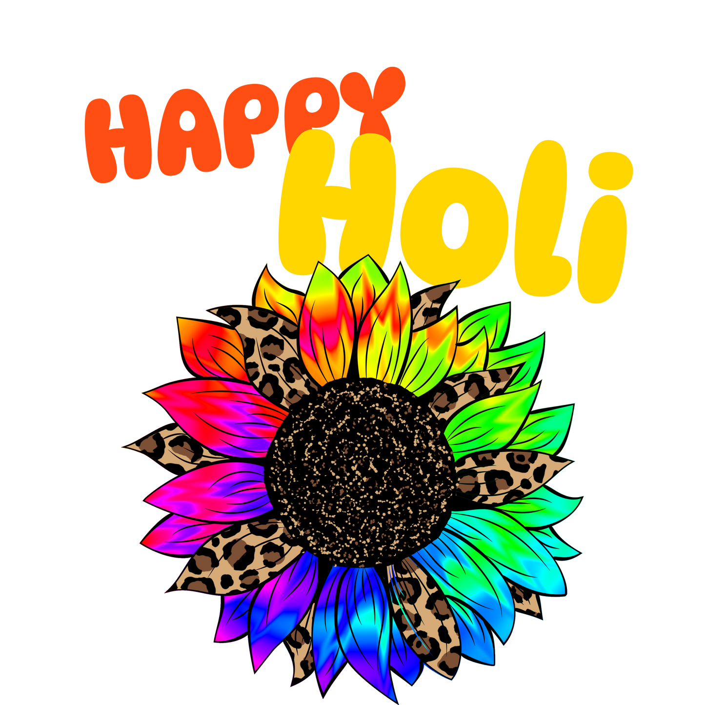 Holi Oversized Printed T-shirt