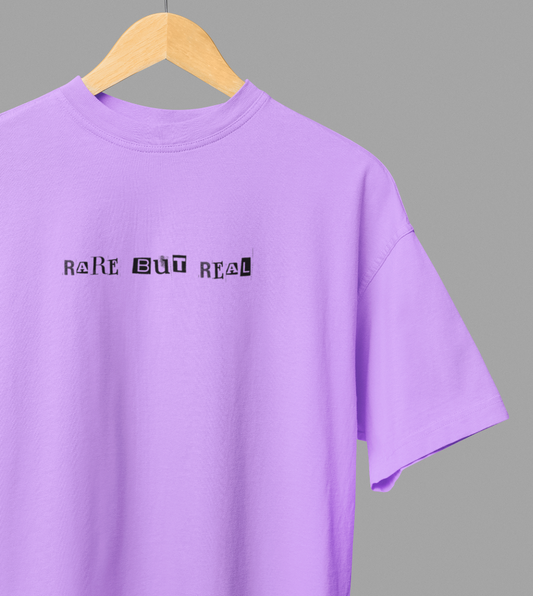 Rare But Real Typography Printed Oversized T-shirt