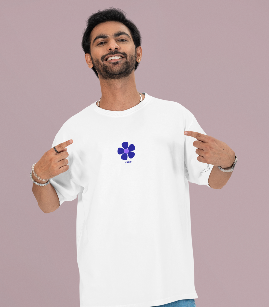 Wonderful Life Premium Typography Printed Oversized T-shirt