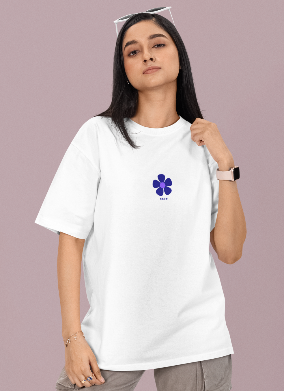 Wonderful Life Premium Typography Printed Oversized T-shirt