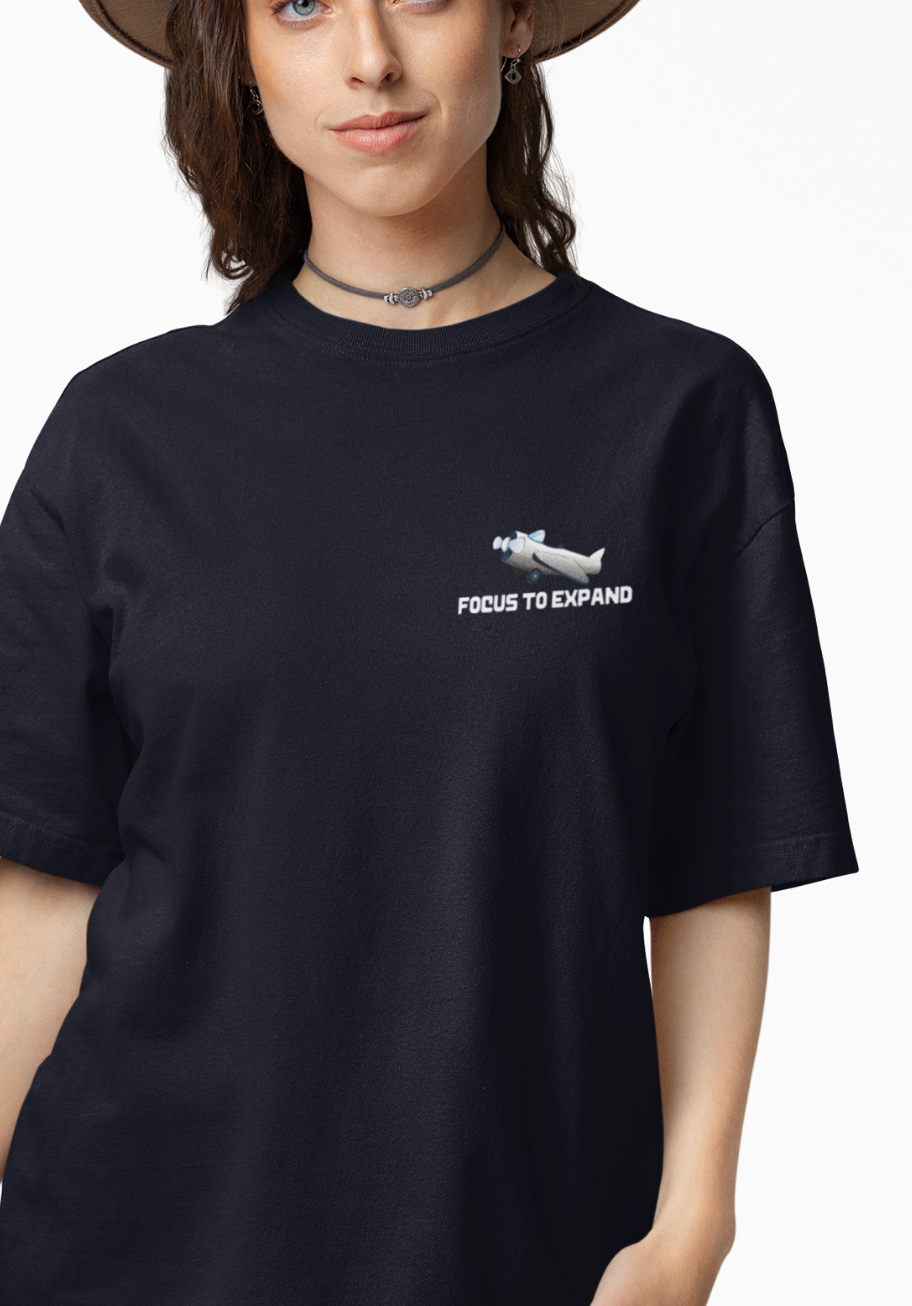 EXPANSION Graphic Printed Oversized T-Shirt