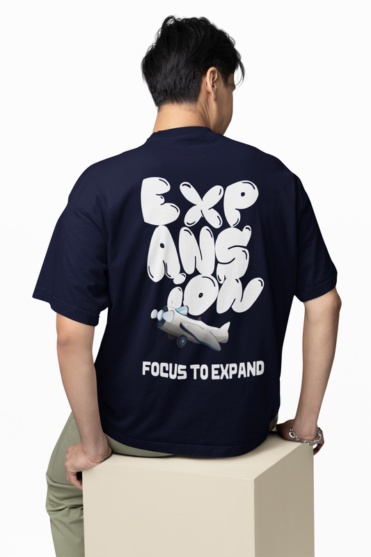 EXPANSION Graphic Printed Oversized T-Shirt