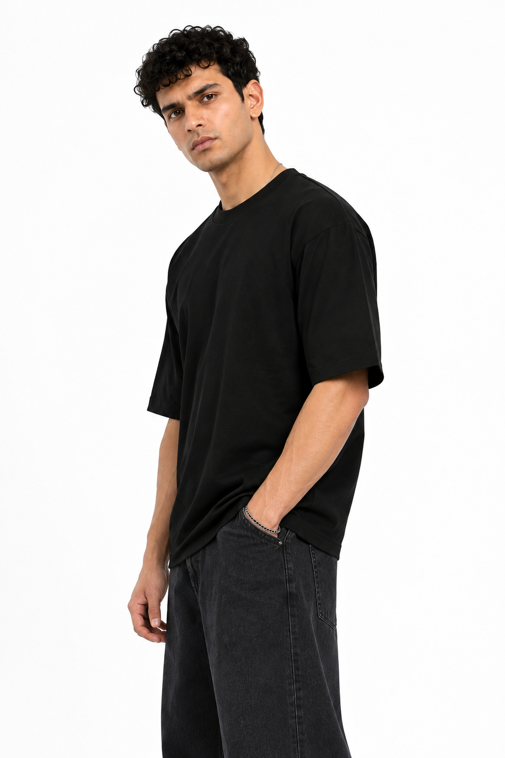 Black Classic Oversized Tee