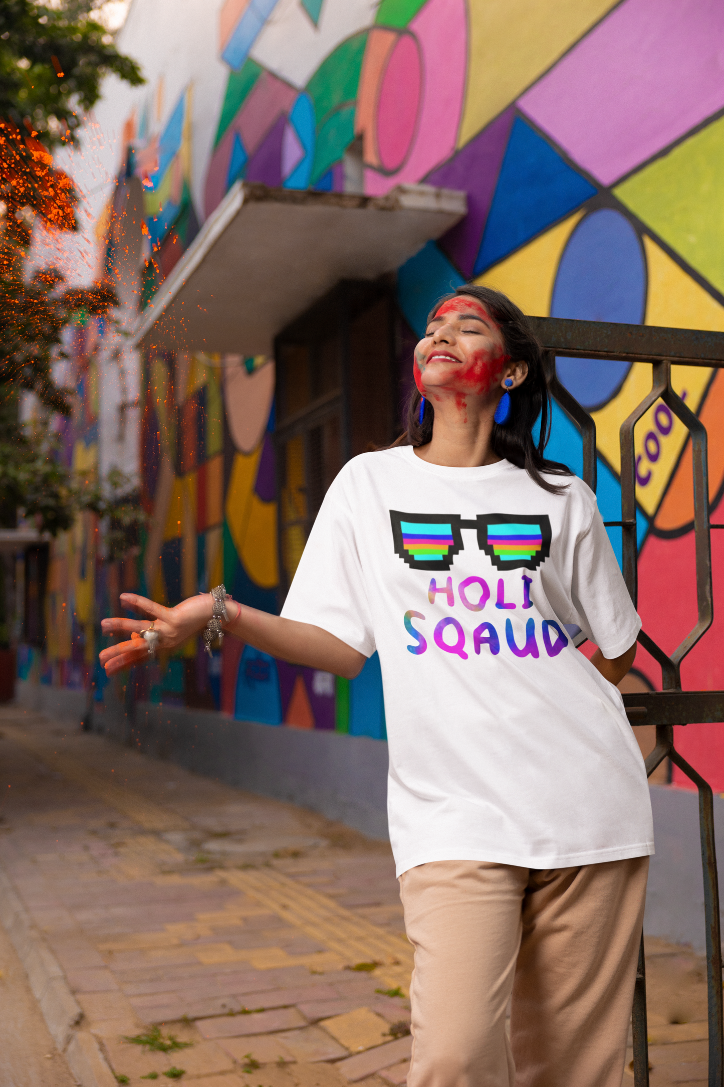 Holi Festival Oversized T-shirt Unisex
